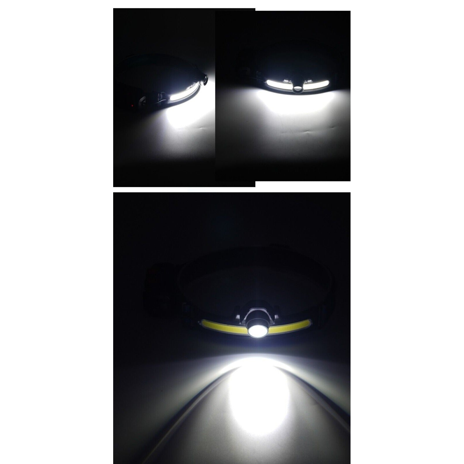 COB Floodlight Headlamp W679 - Black