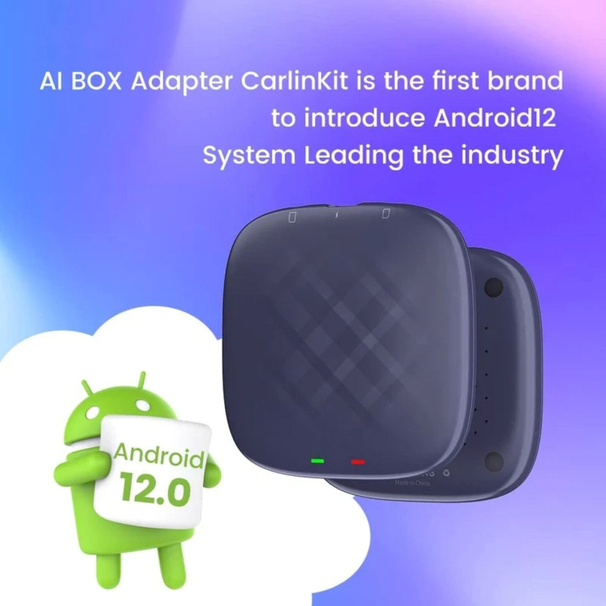 Car Android Box Full Android System 4G 8GB 128GB - Dark Blue