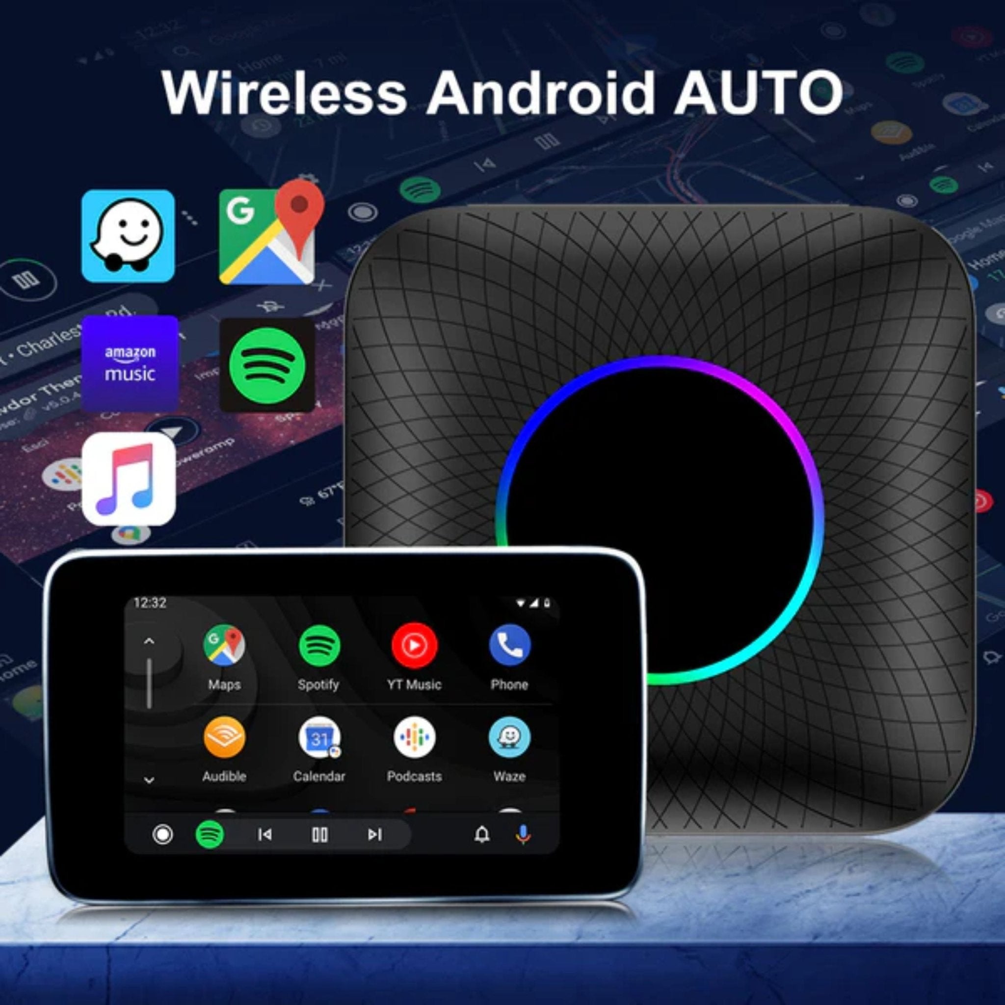 Car Play Android Box Full Android System 4G 8GB 128GB - 2 - Black
