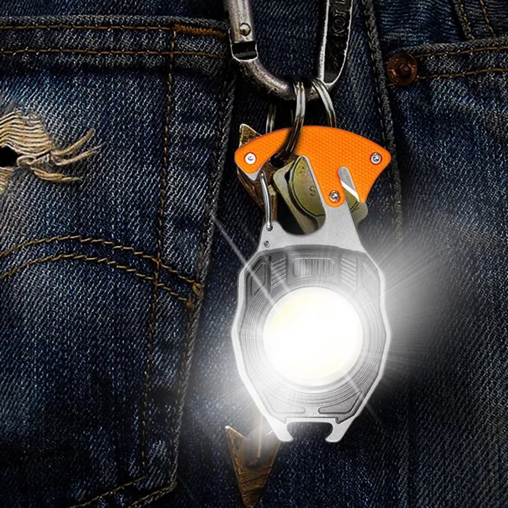 Cob Keychain Light Portable Mini LED Flashlight