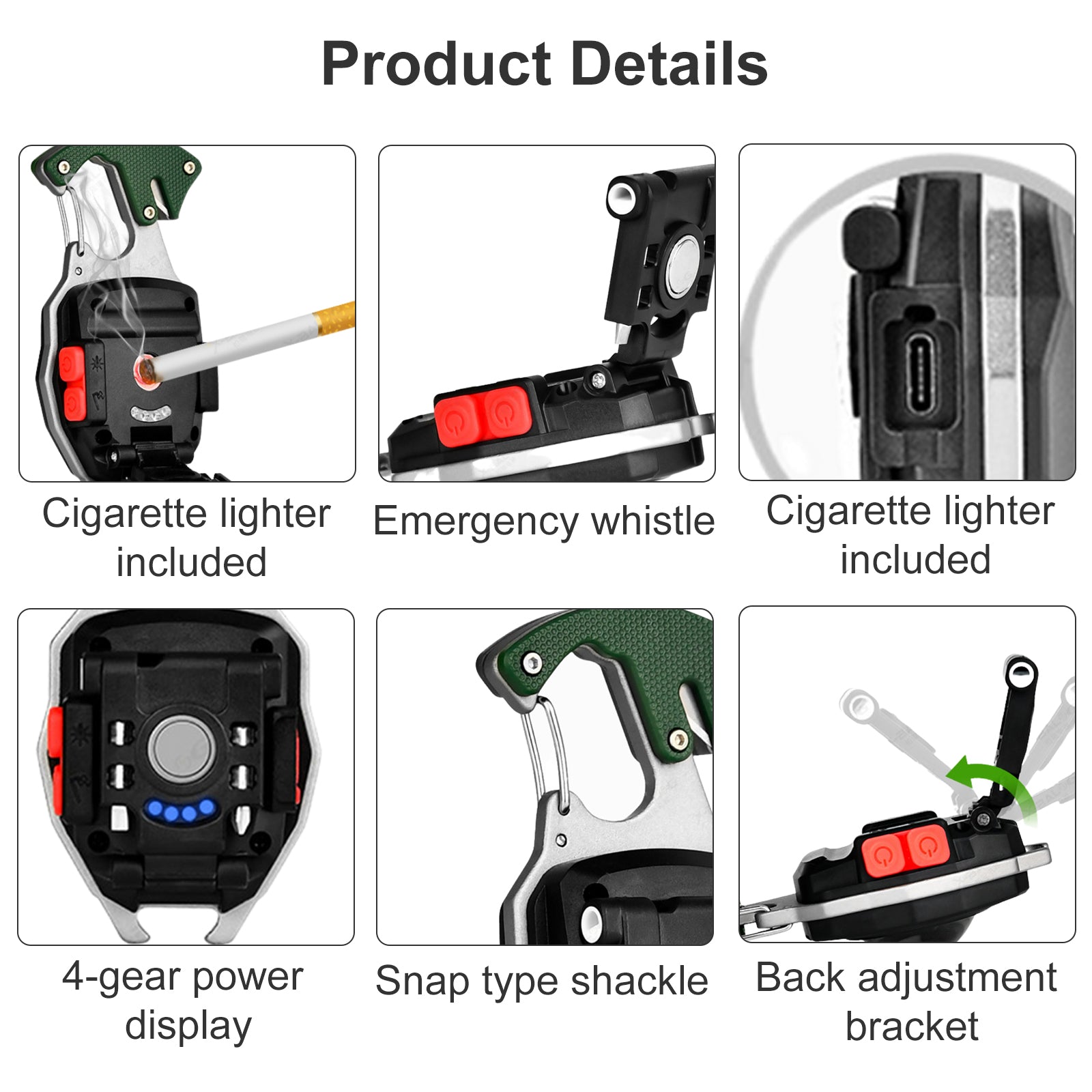 Cob Keychain Light Portable Mini LED Flashlight