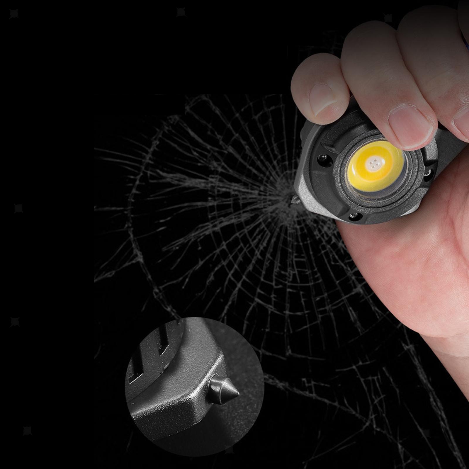 Cob Rechargable Keychain Light - W5142 - Orange