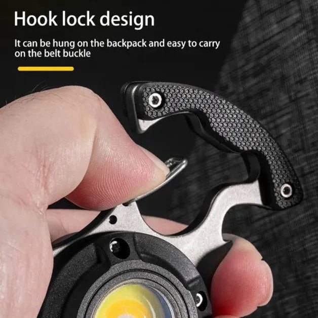 Cob Rechargable Keychain Light - W5142 - Orange