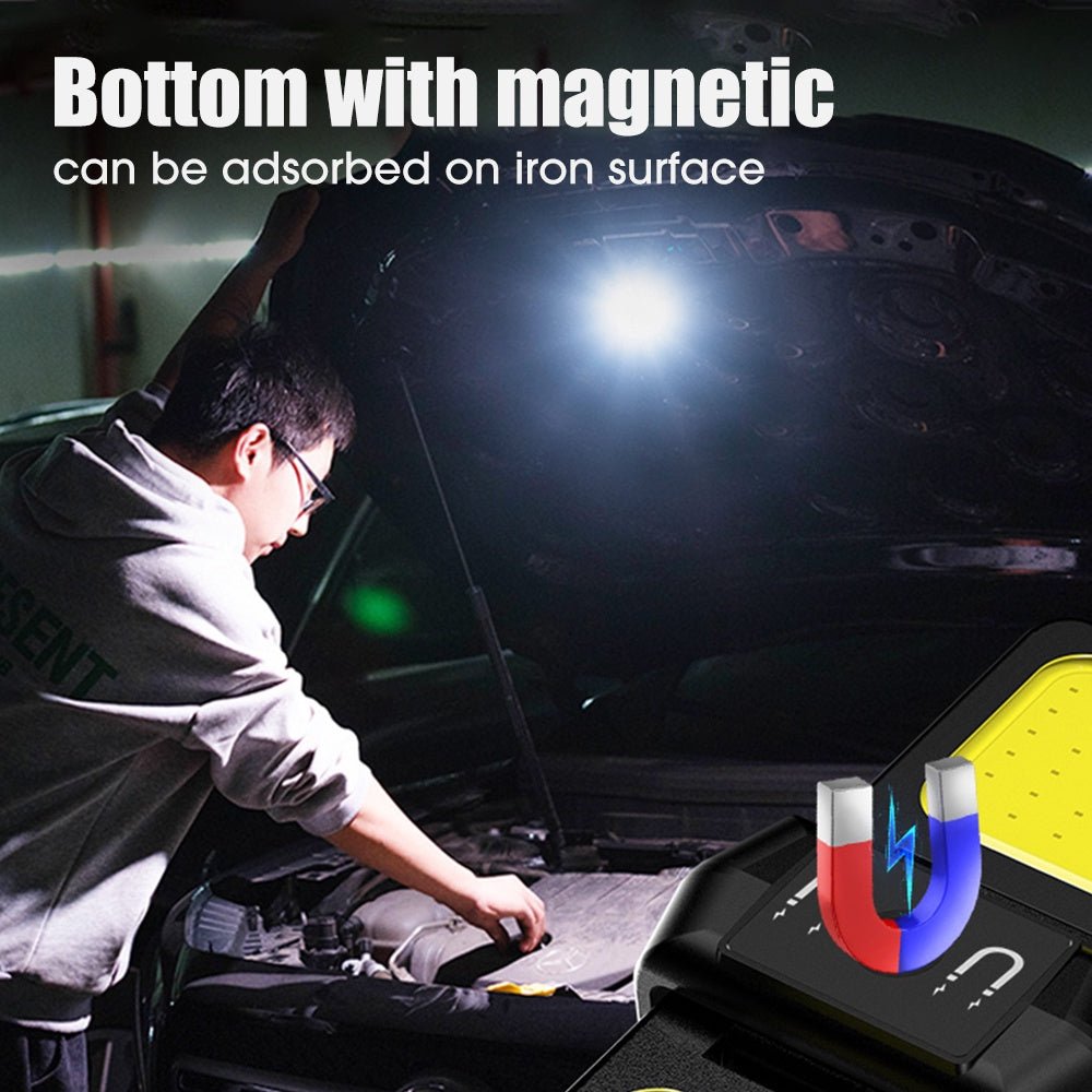 Cob Rechargeable Keychain Double Side Light - 3 - Black
