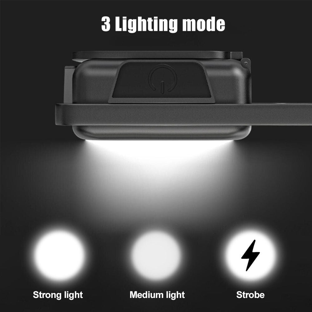 Cob Rechargeable Keychain Light - 2 - Black