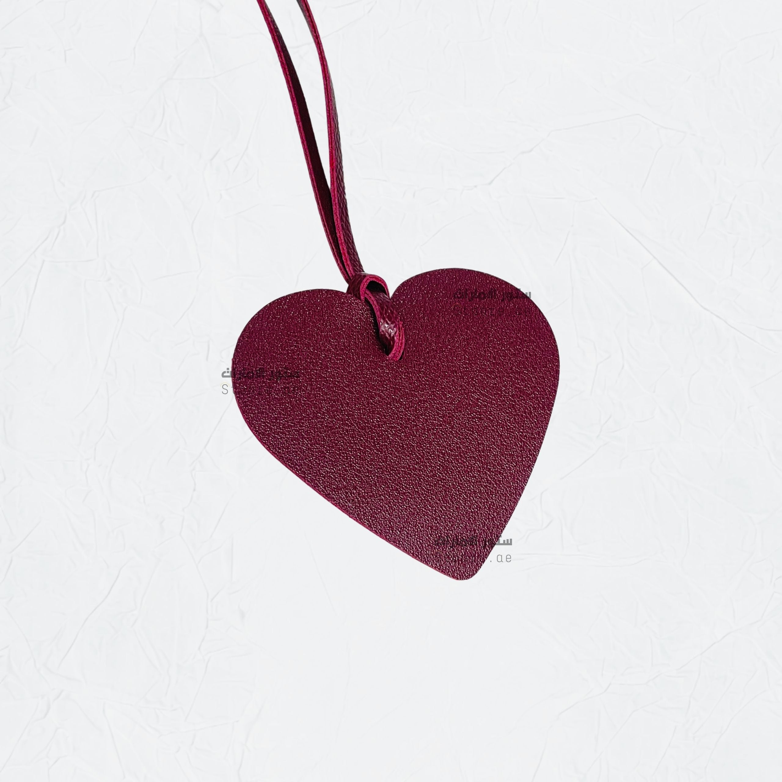 Leather Charm Heart - 2