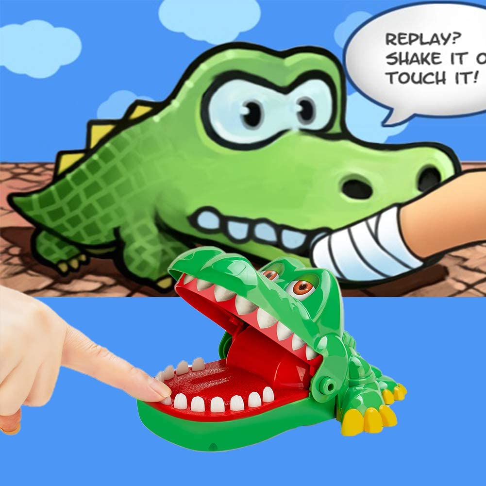 Crocodile Dentist Bite Finger Game Shocker Toy