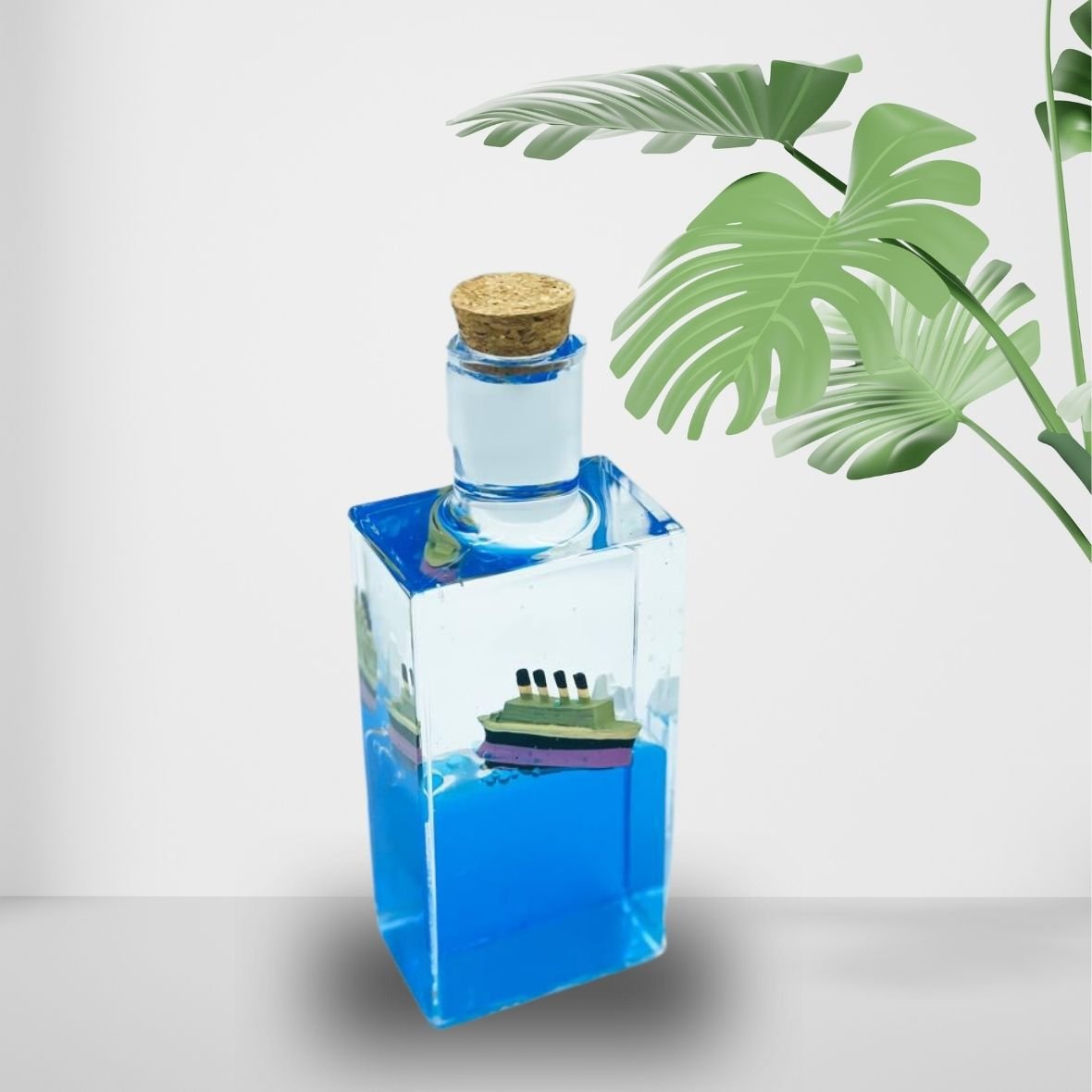 Cruise Ship Fluid Drift Bottle 2 - Titanic