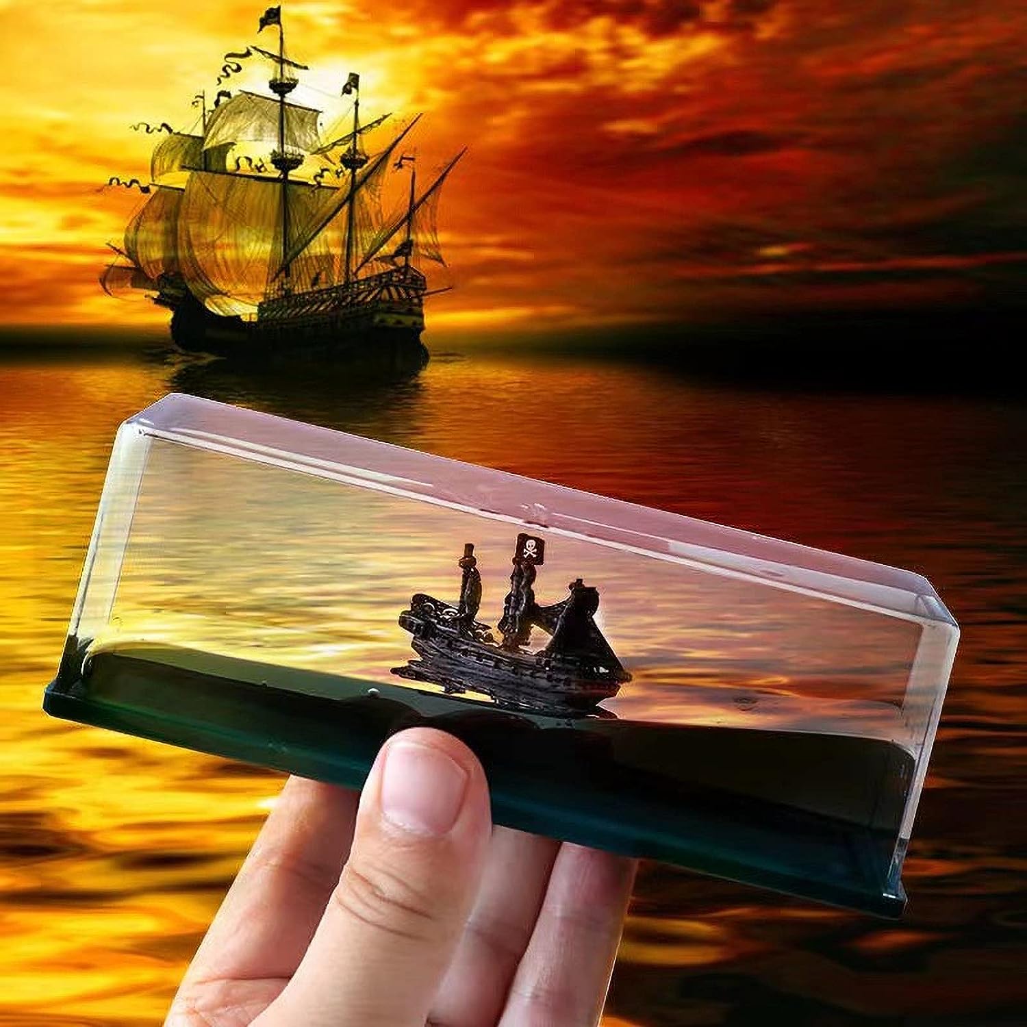 Cruise Ship Fluid Drift Bottle - Black Pearl