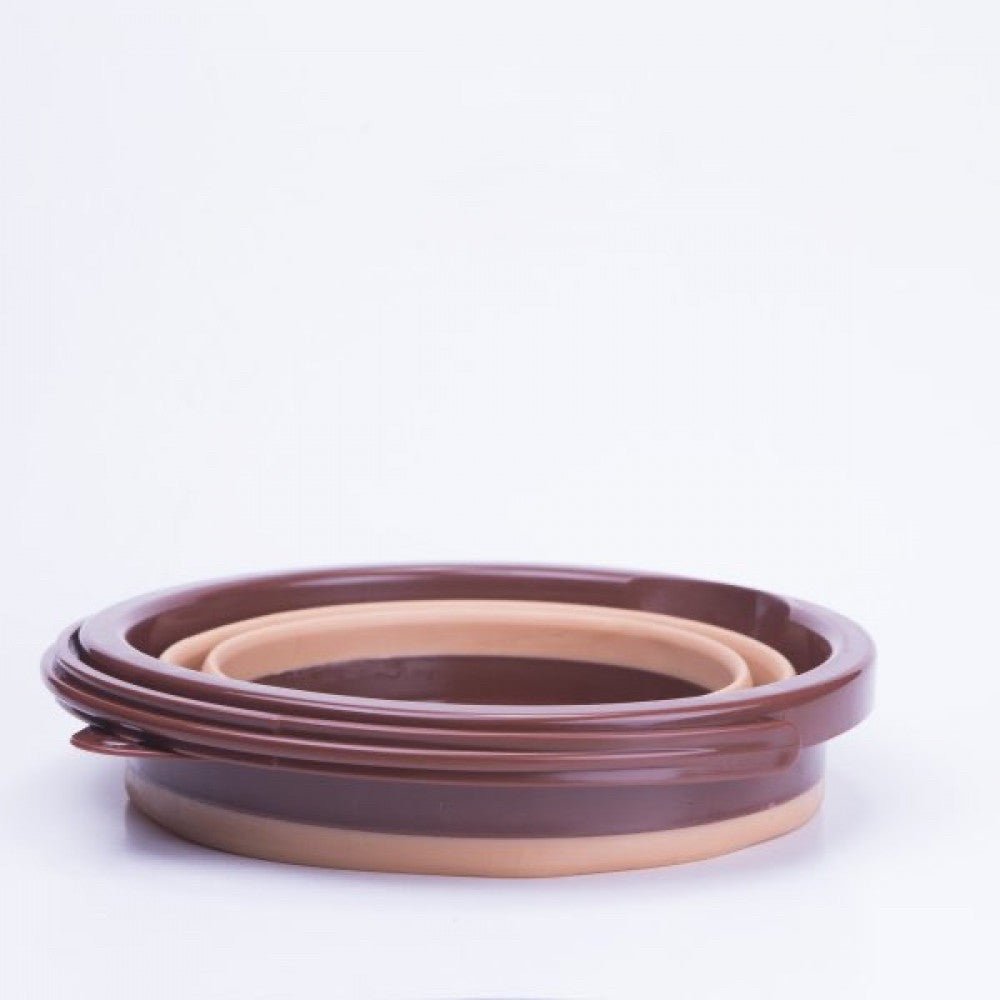 DLC Folding Silicone Plastic Bucket 5L F17614 - Brown