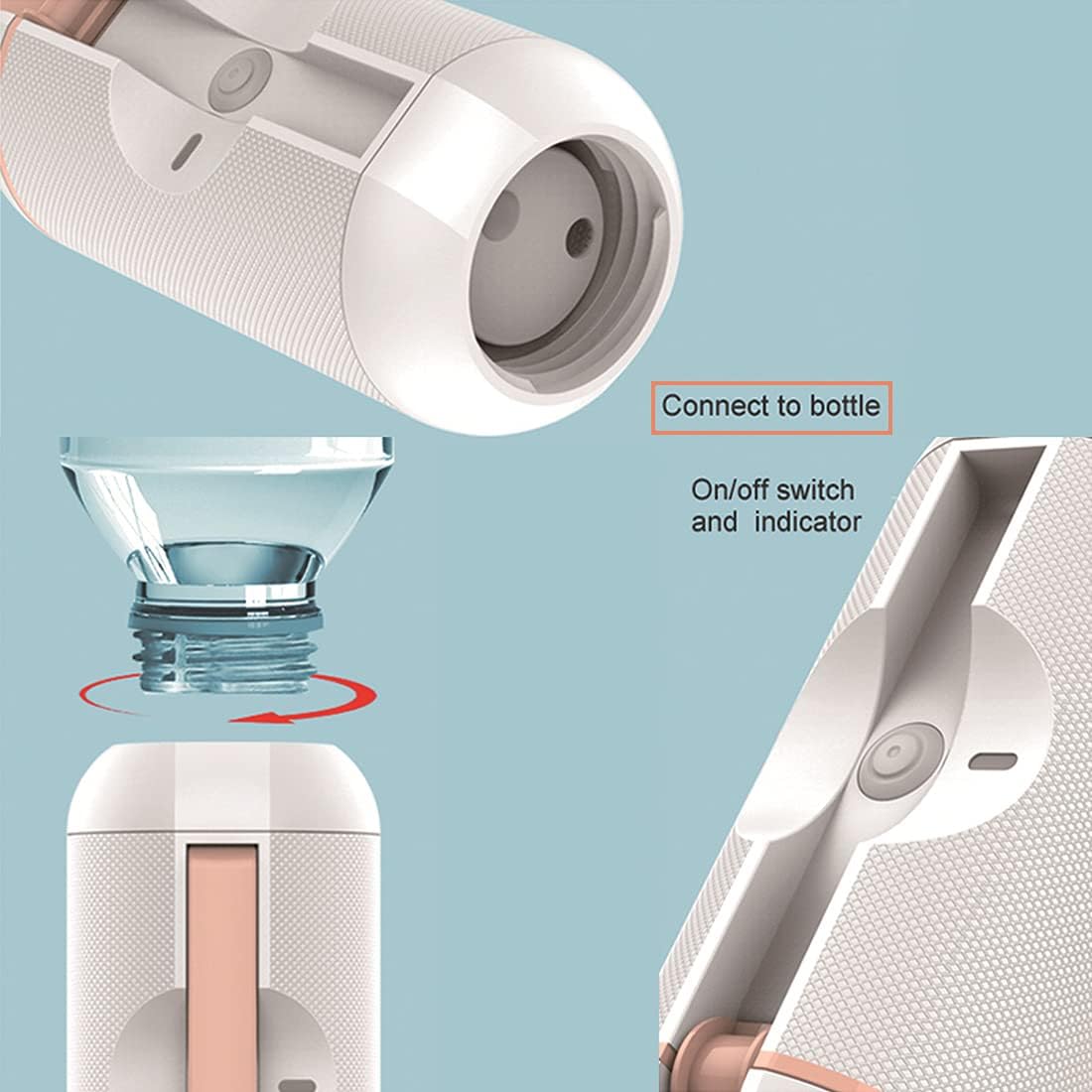 DLC Pocket Travel Bidet Sprayer SH-8114 - White