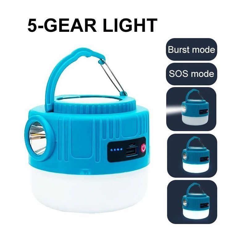 DLC Solar Emergency Charging Lamp DLC-32815 - Blue