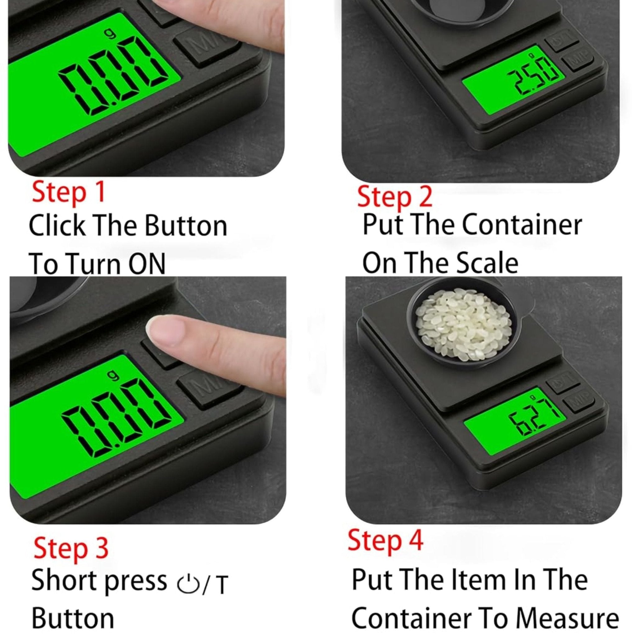 Digital Pocket Scale - Black