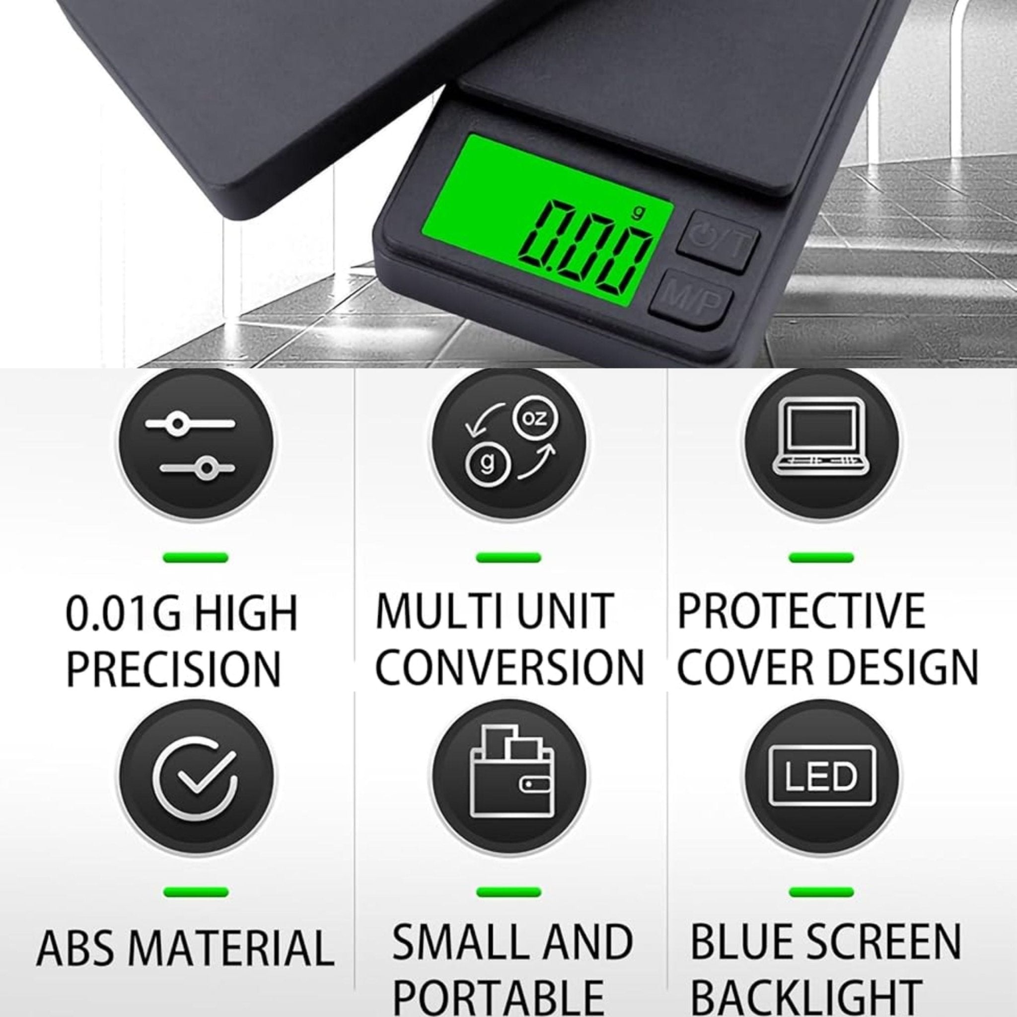 Digital Pocket Scale - Black