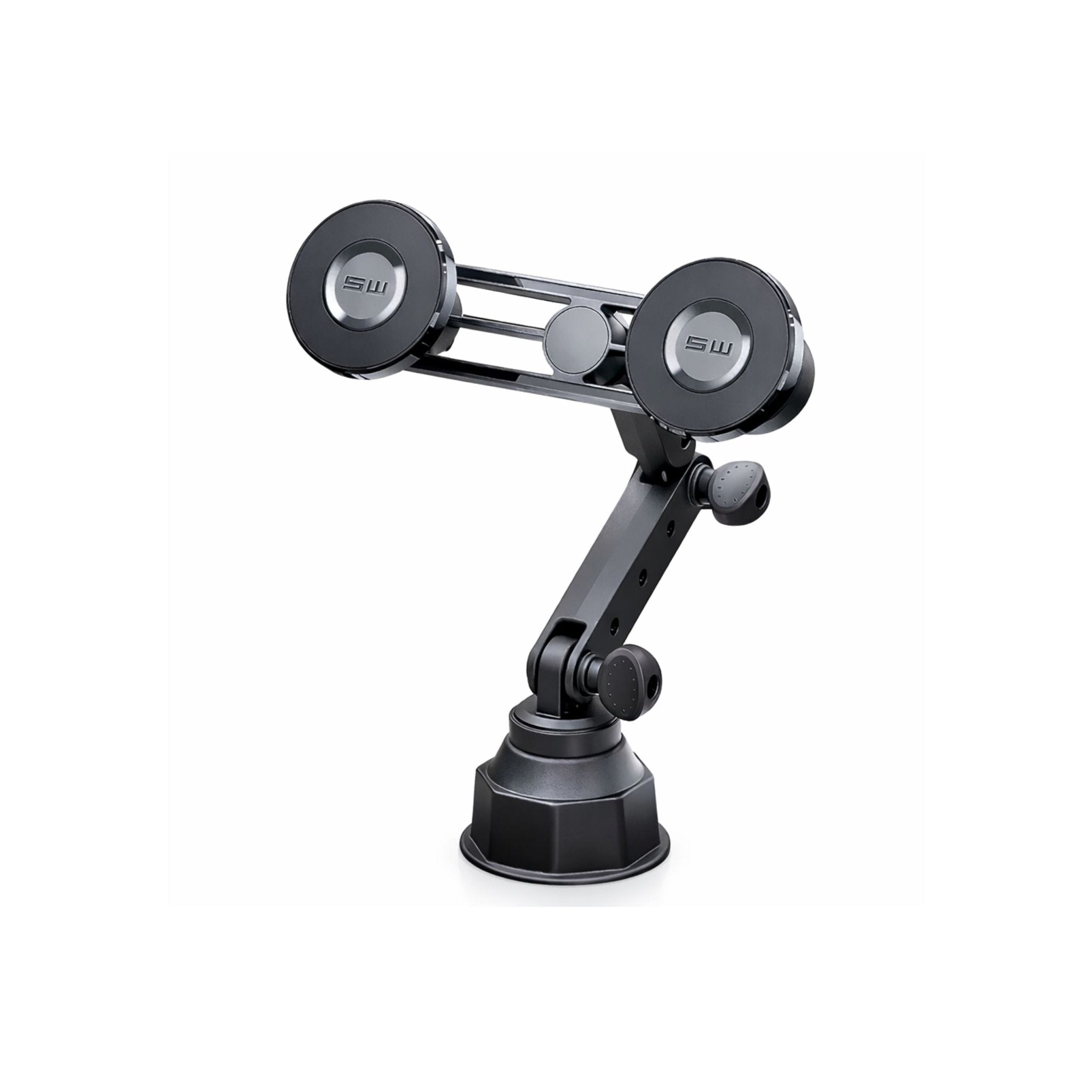 Dual Magnetic Cup Holder - Black