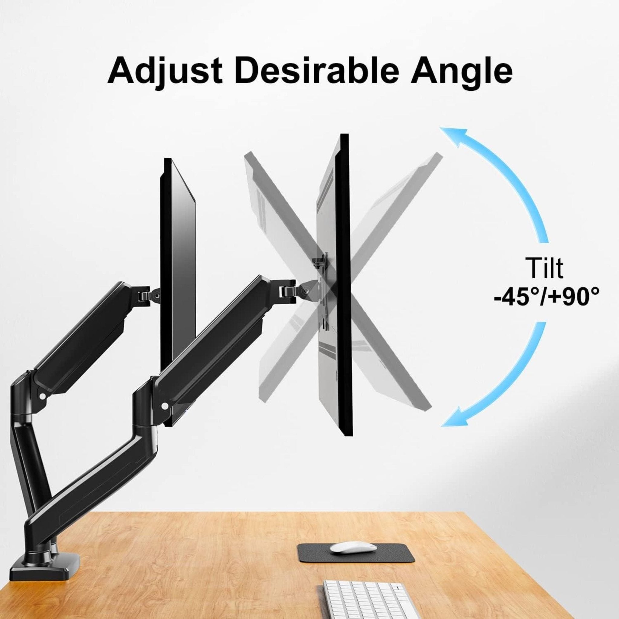 Dual Monitor Desk Mount M10 - 24