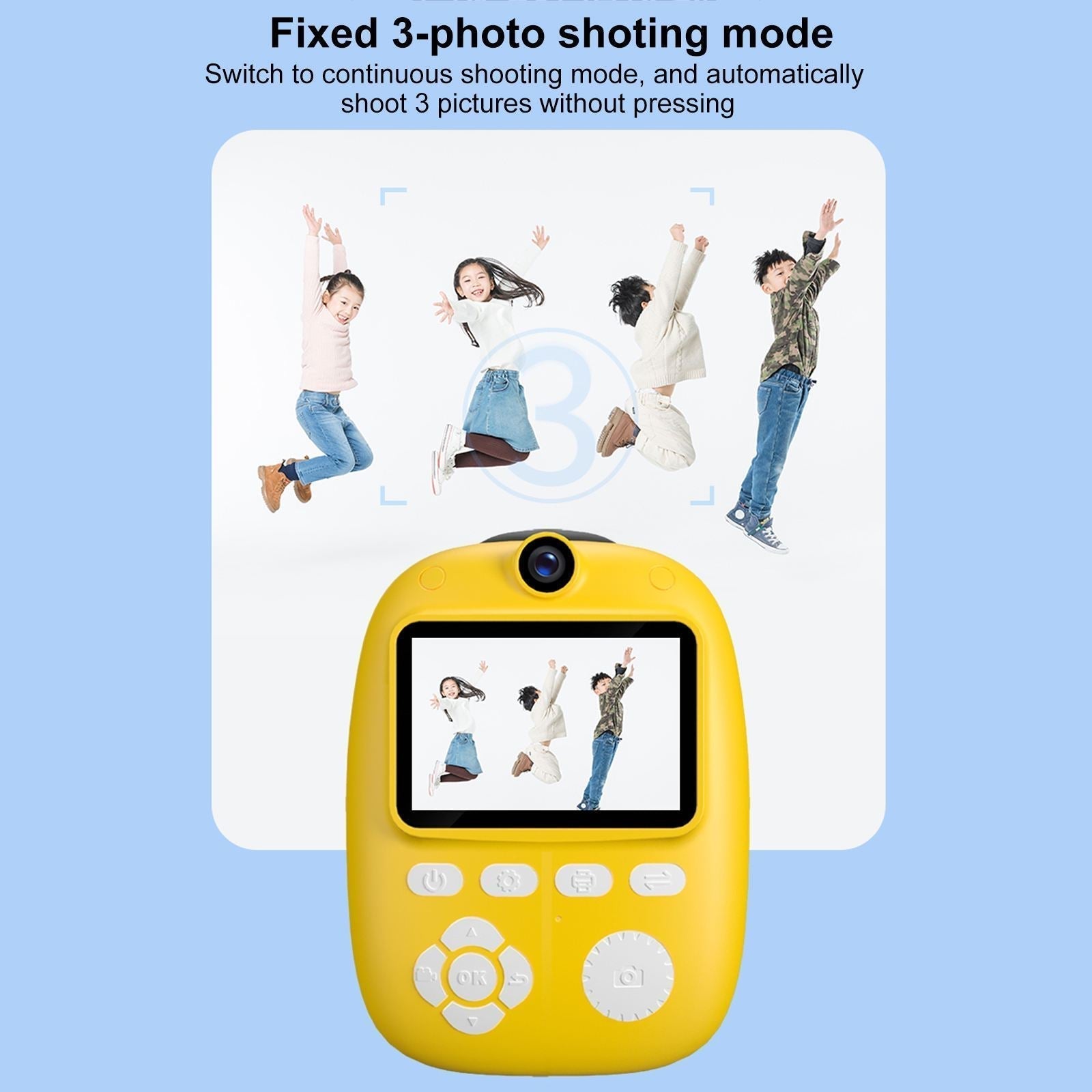 Dudu Print Camera (Yellow)