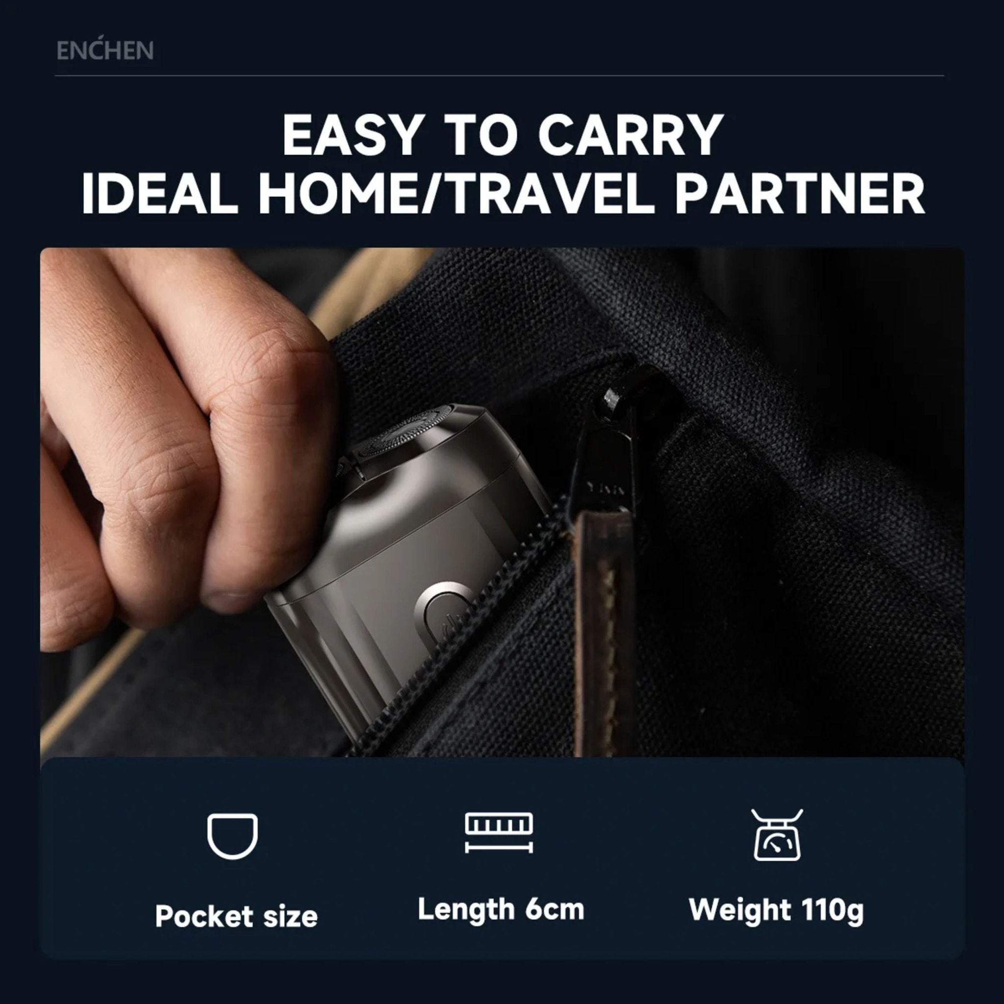 ENCHEN Mini6 Electirc Shaver - Silver