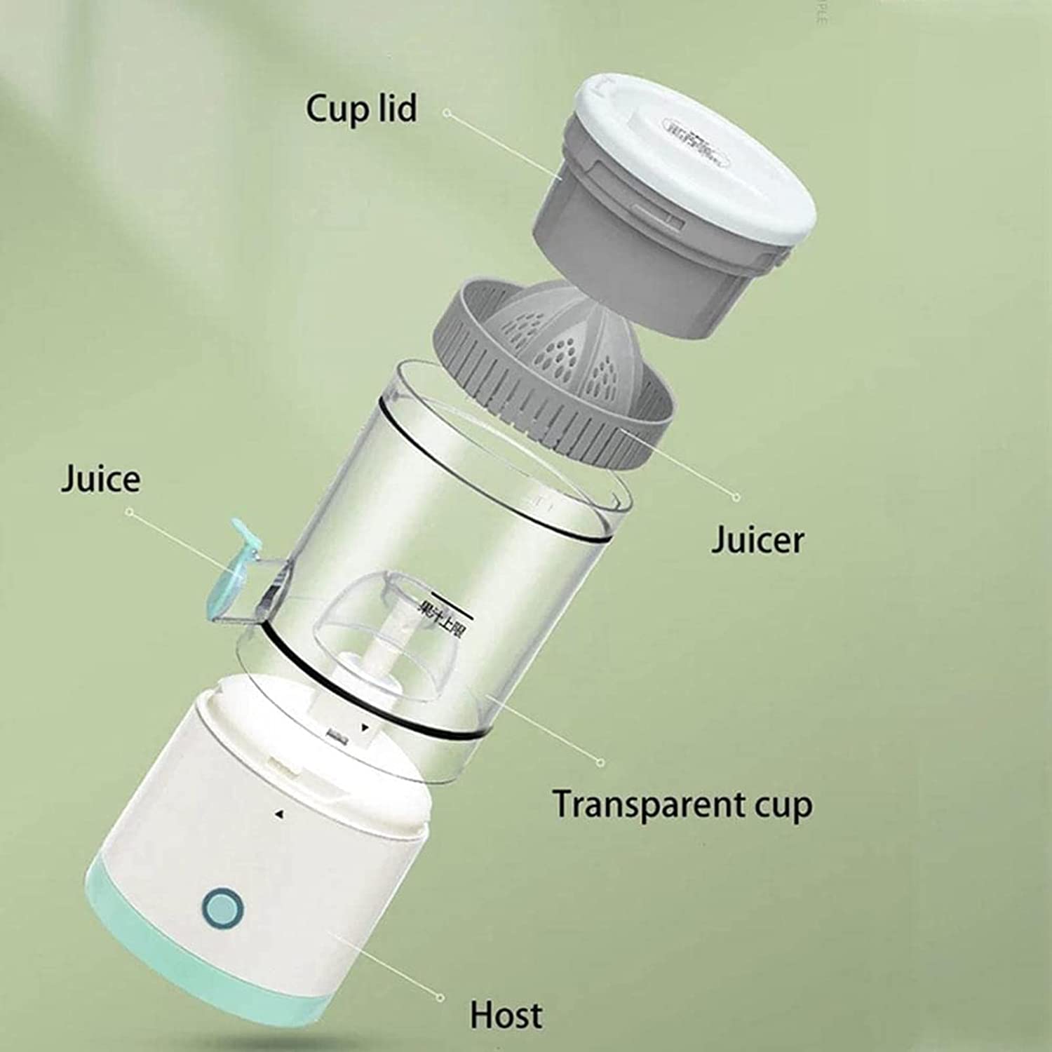 Electric Citrus Juicer | Portable Juice Extractor Automatic Juicer Machine