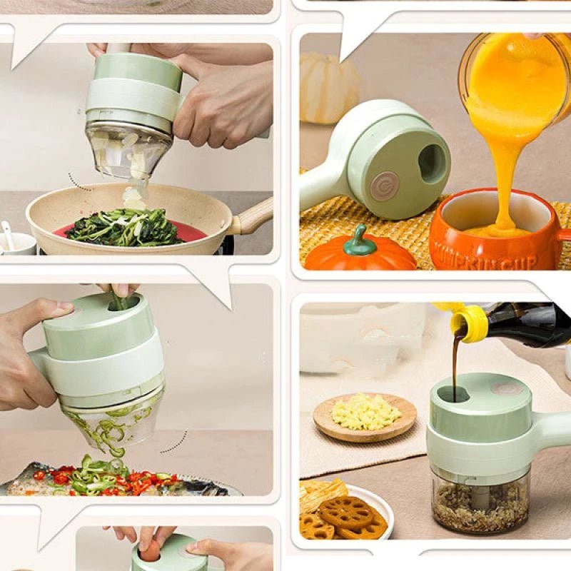 Electric Handheld Cooking Hammer AD009 - Green