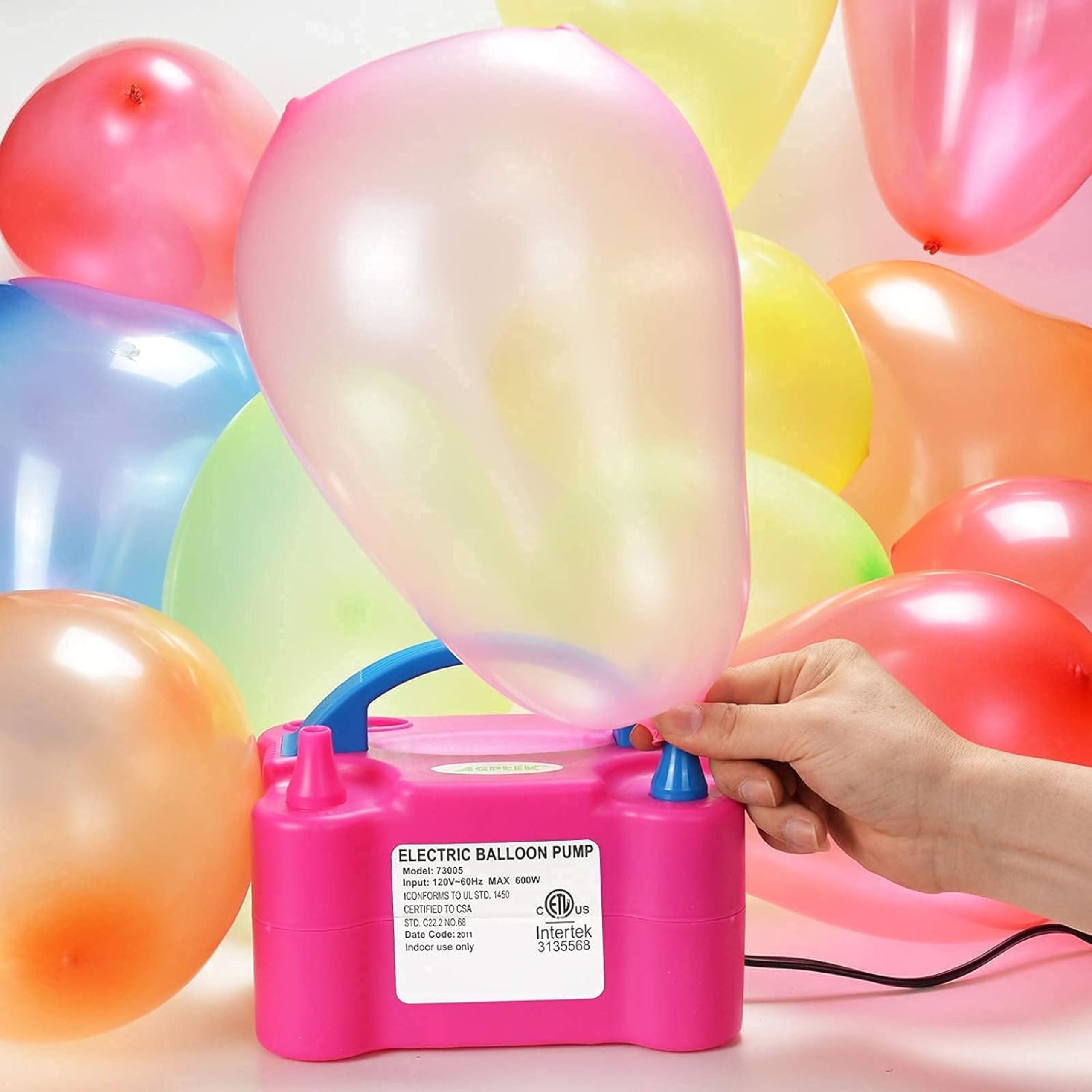 Electric Inflatable Balloon 220v Air Pump 73005 - Pink