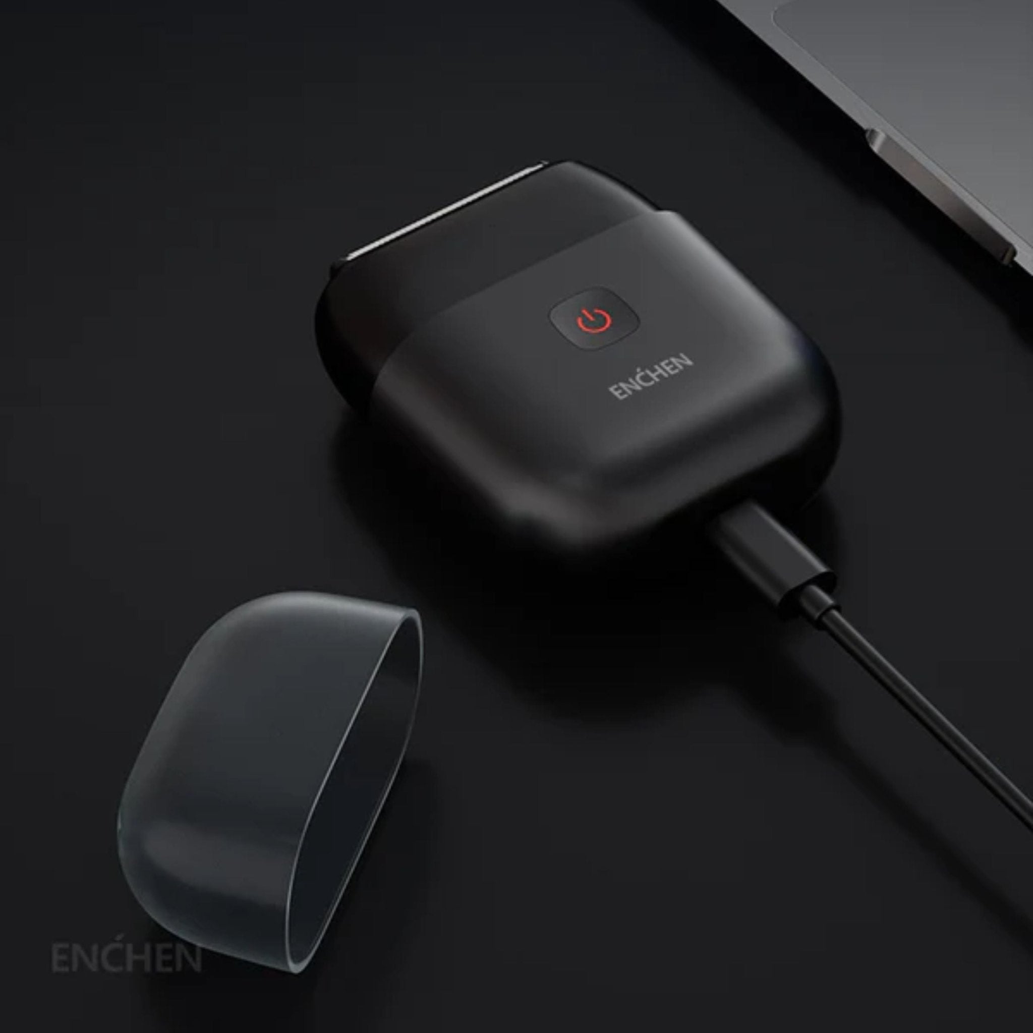 Enchen MS002 Small Compact Waterproof Travel Beard Shaver - Black