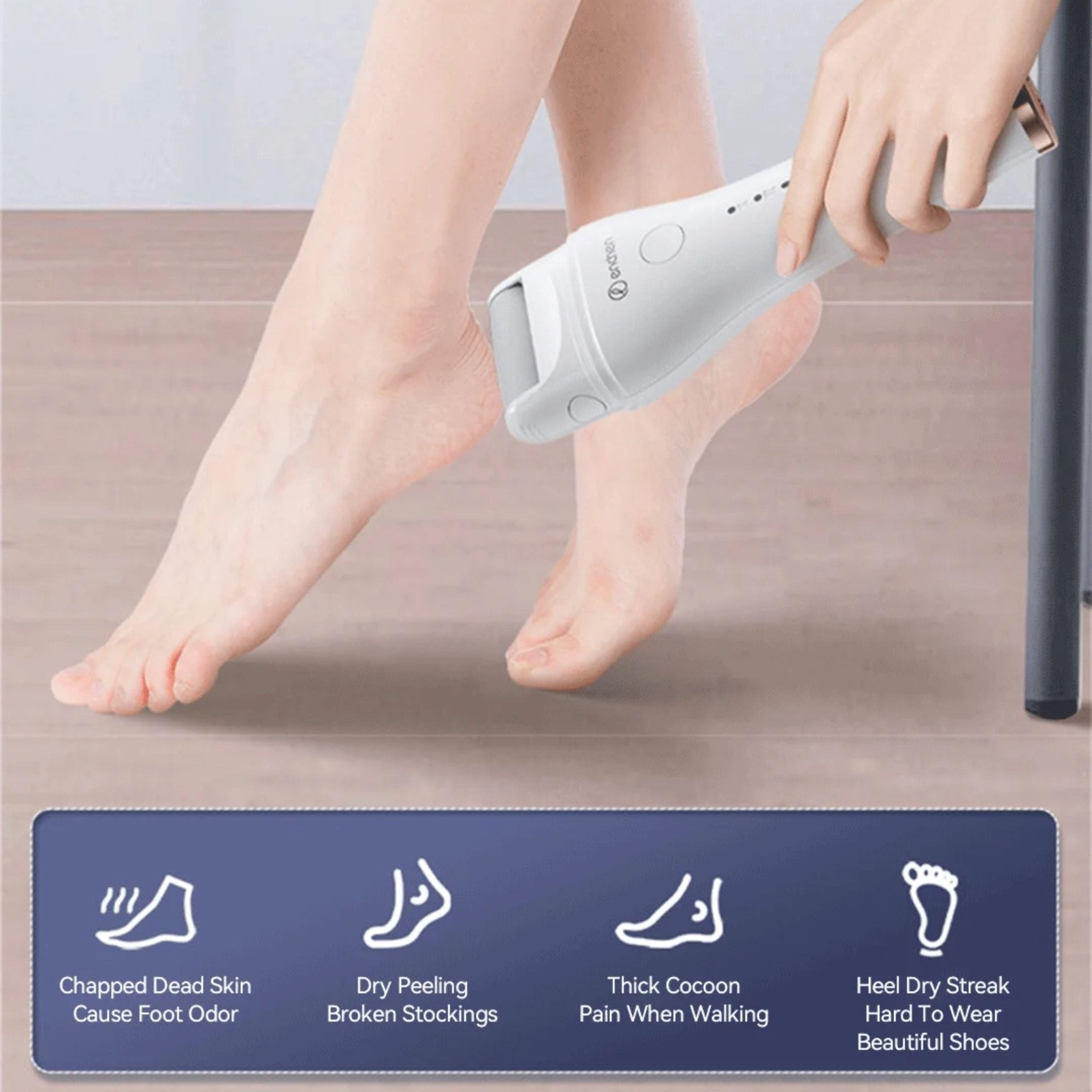 Enchen - Rock Electric Foot Callus Remover EMJ001 - White