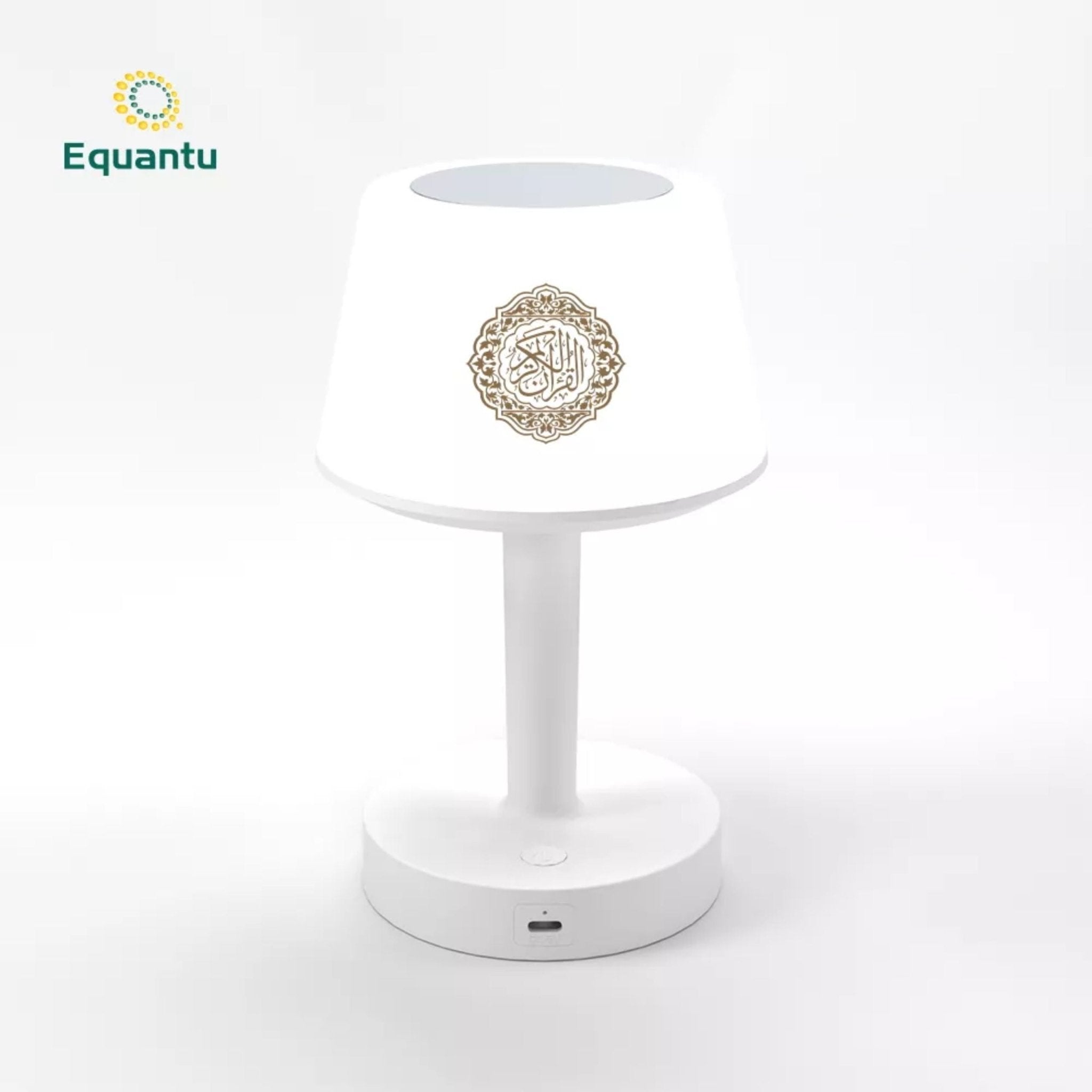 Equantu Desk lamp Azan Clock Quran Speaker - SQ917 - White