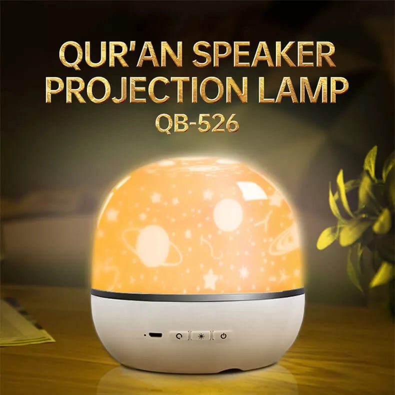 Equantu Rotating Projection Lamp Quran Speaker QB-526