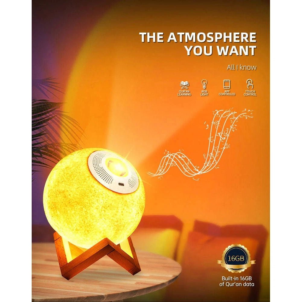 Equantu Sunset Moon Lamp Quran speaker SQ-175
