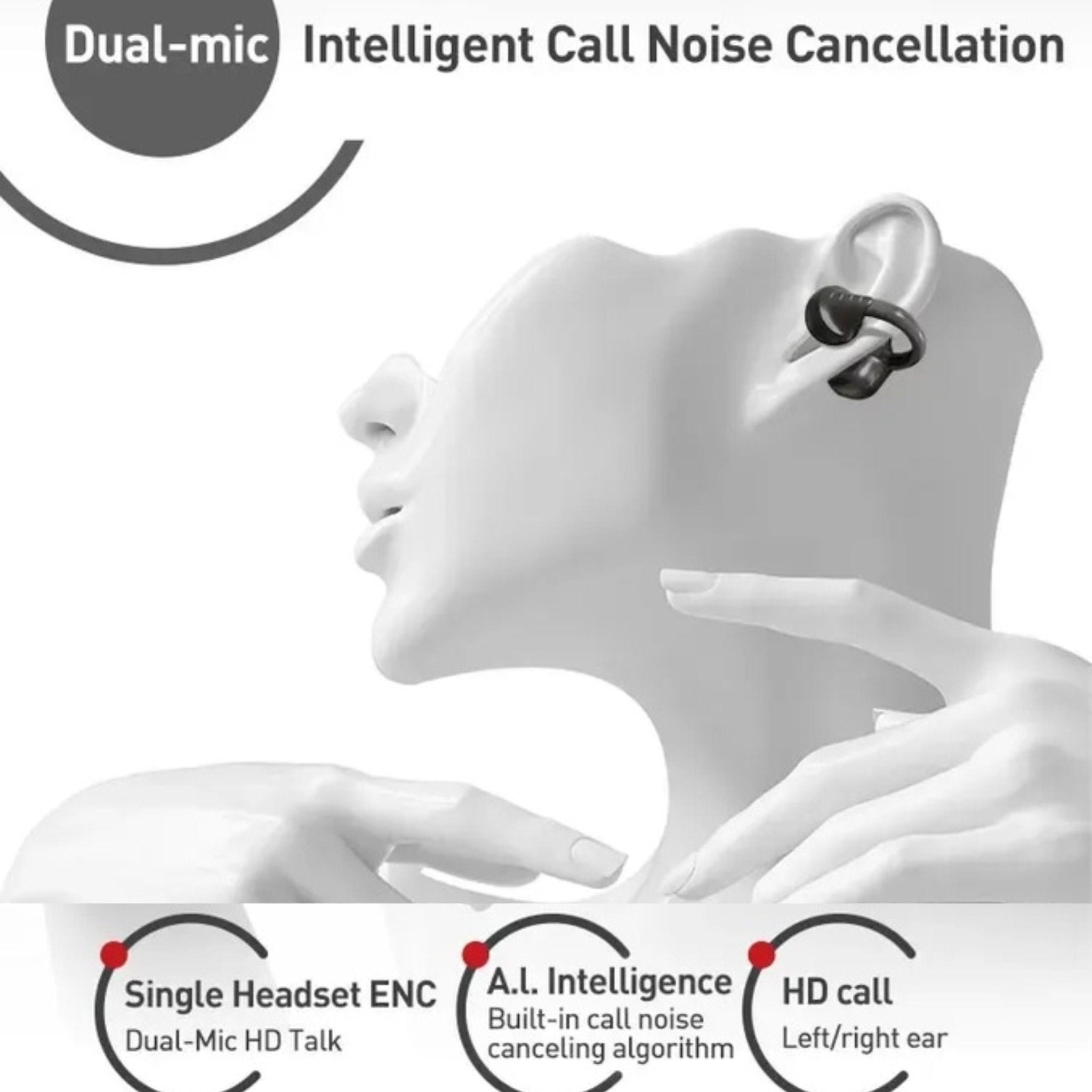 FIIL Atom Wireless Headphones Ear Clip Bluetooth Earbuds