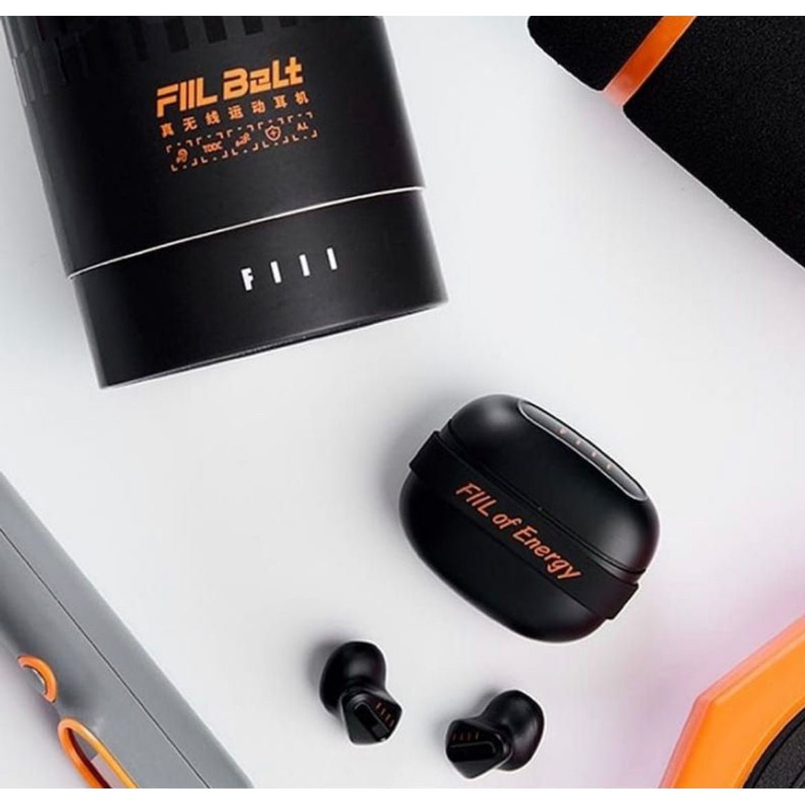 FIIL Belt True Wireless Active Noise Cancellation Sports Headphone - Black