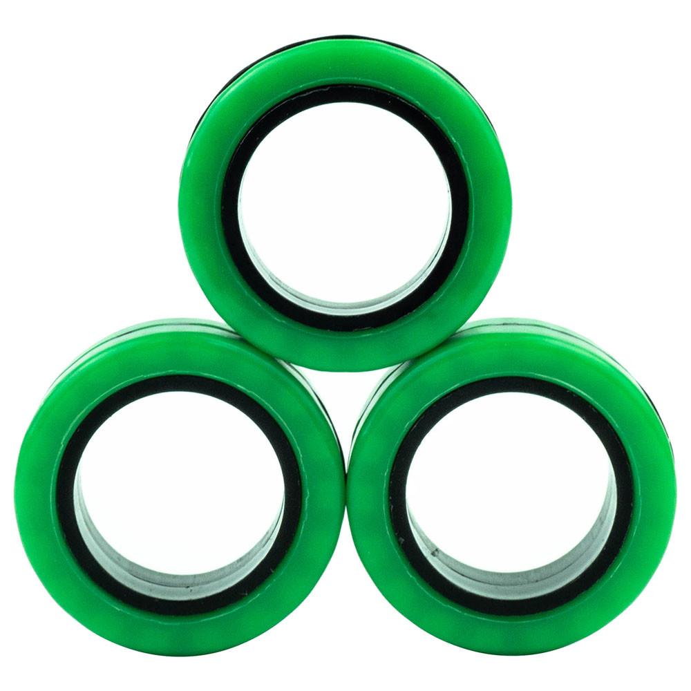 FinGears Magnetic Rings for Urban Lifestyle - Small - Green