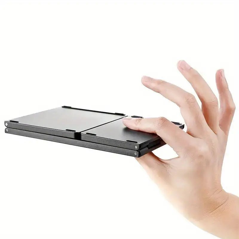 Foldable Bluetooth Keyboard With Touchpad B033 - Black