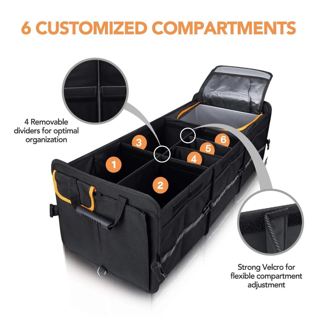 Foldable Organizer Bag - Black