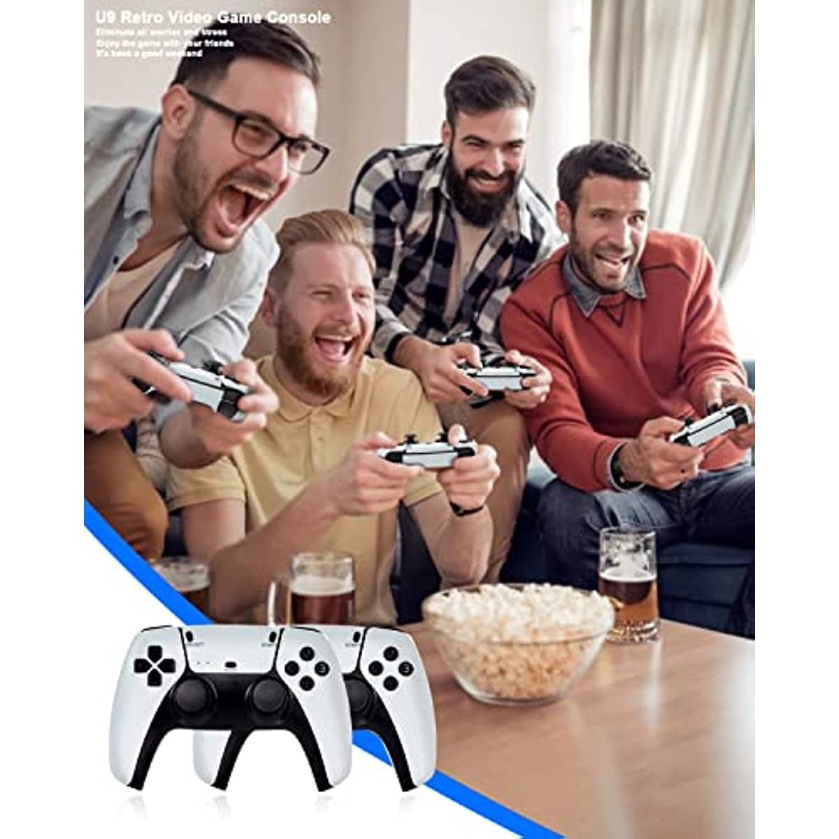 Game 2.4G Wireless Controller Gamepad 4K Ultra Hd Game Stick - White