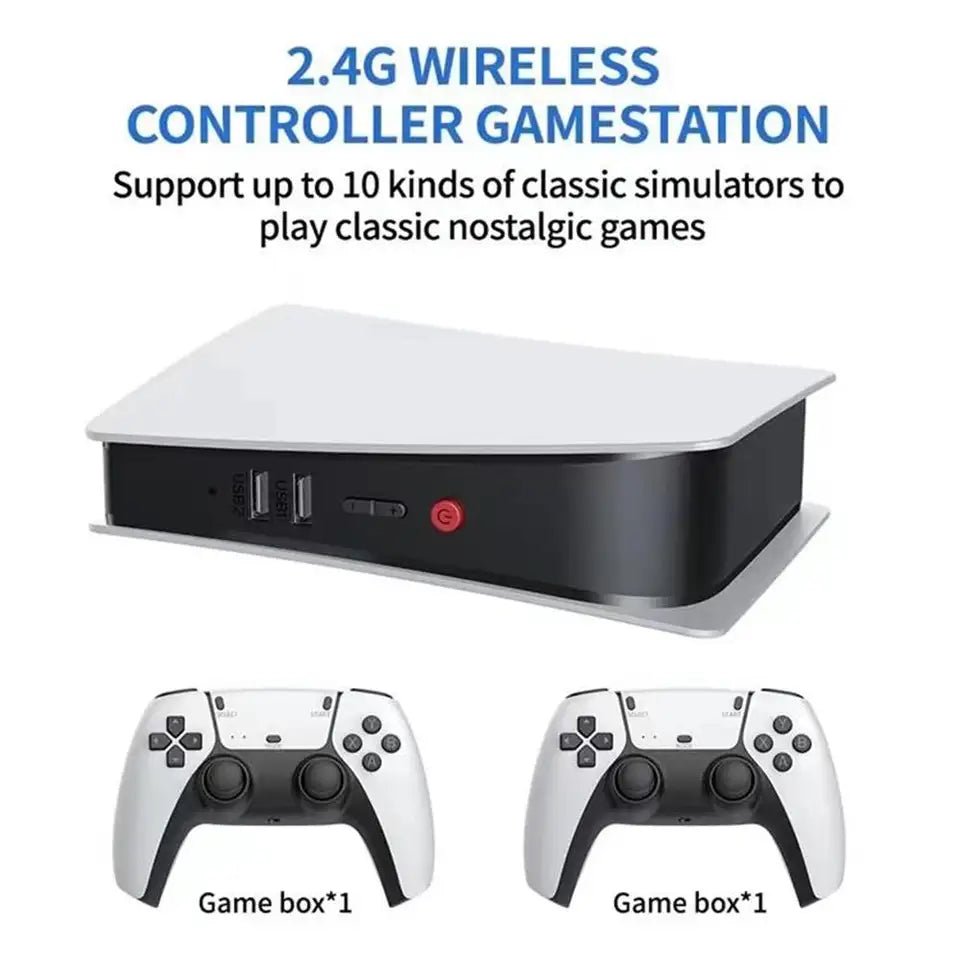 Game Console 2.4gb Wireless Controller Game Station, 4K HD Output