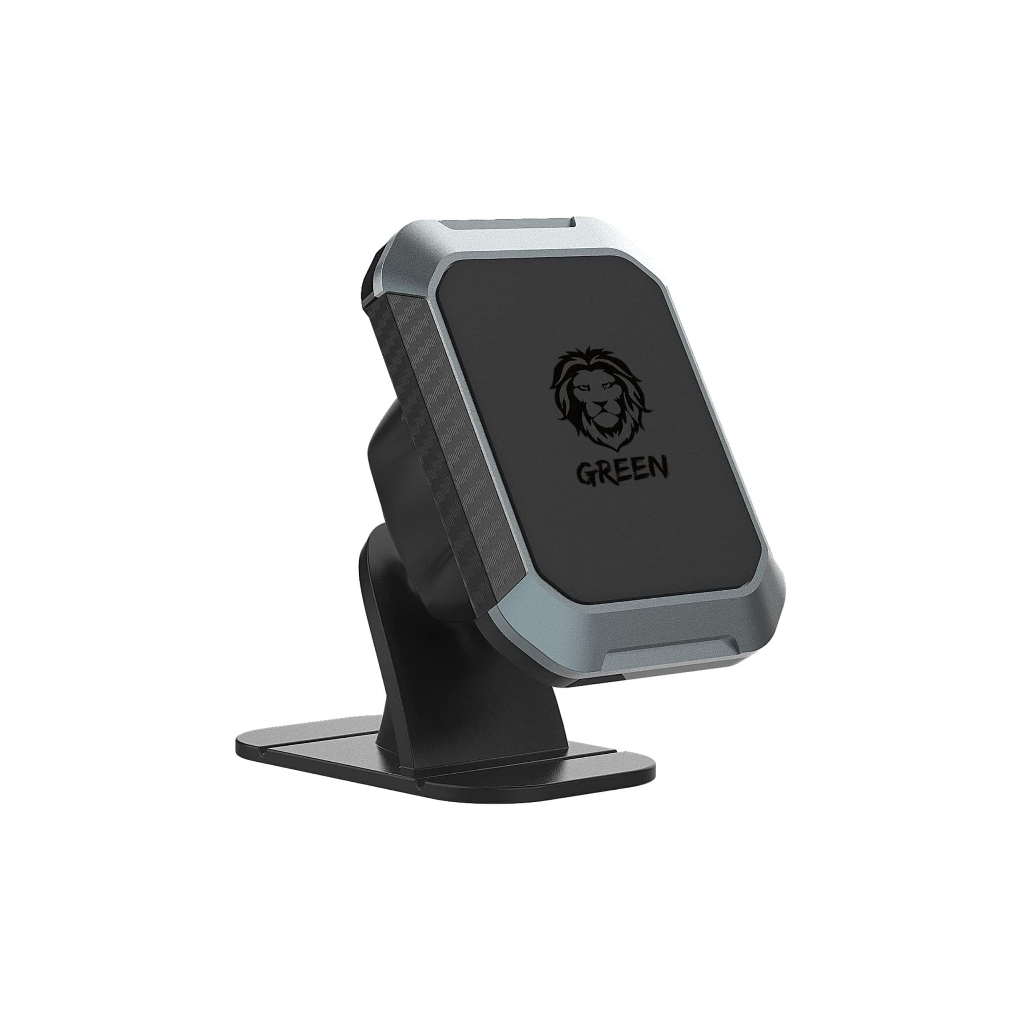Green Lion 2 in 1 Magnetic Car Phone Holder - Black