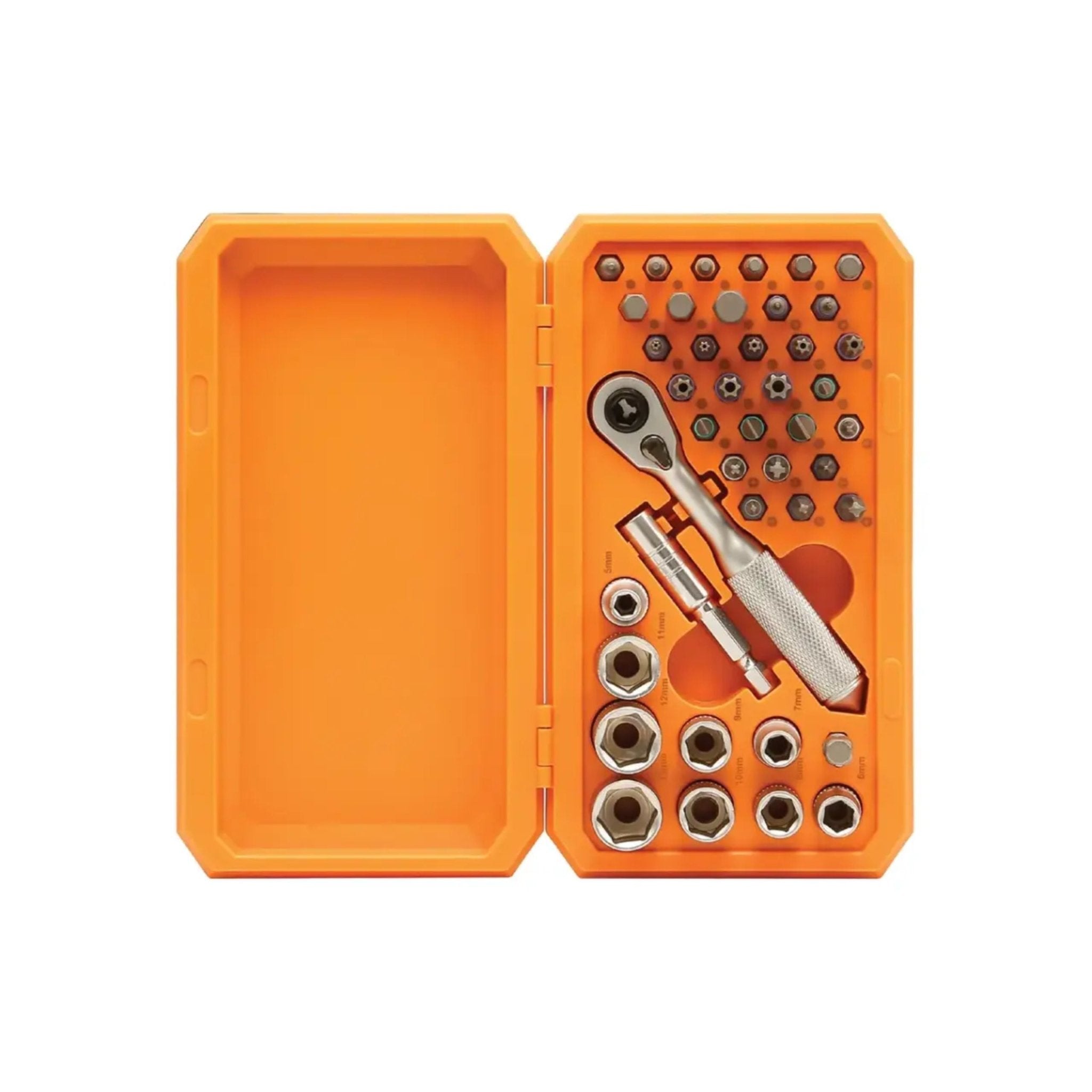 Green Lion 42 in 1 Ratchet Socket Set - Black