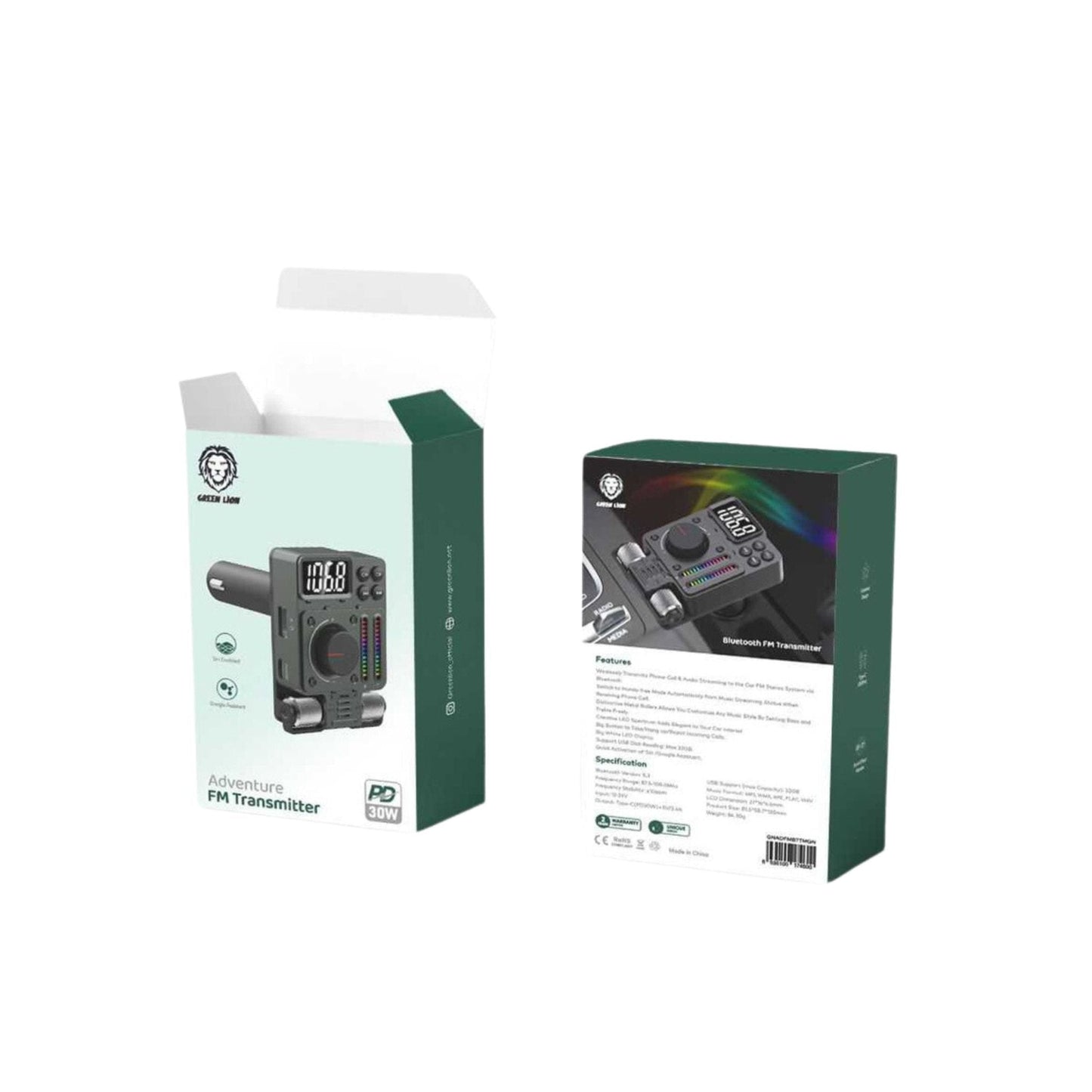 Green Lion Adventure FM Transmitter PD 30W - Green