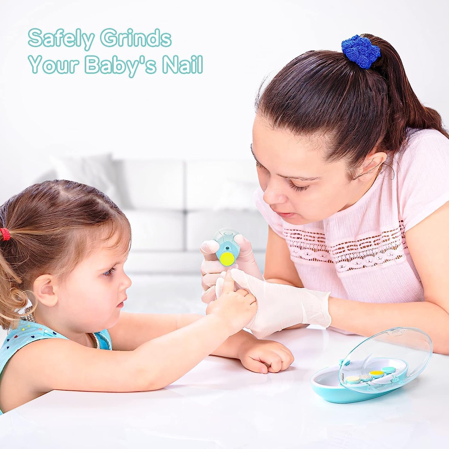 Green Lion Baby Nail Trimmer - Blue