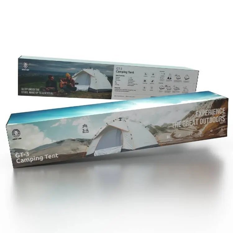 Green Lion Camping Tent 3-4 People GT-3 GL-T022 - Beige