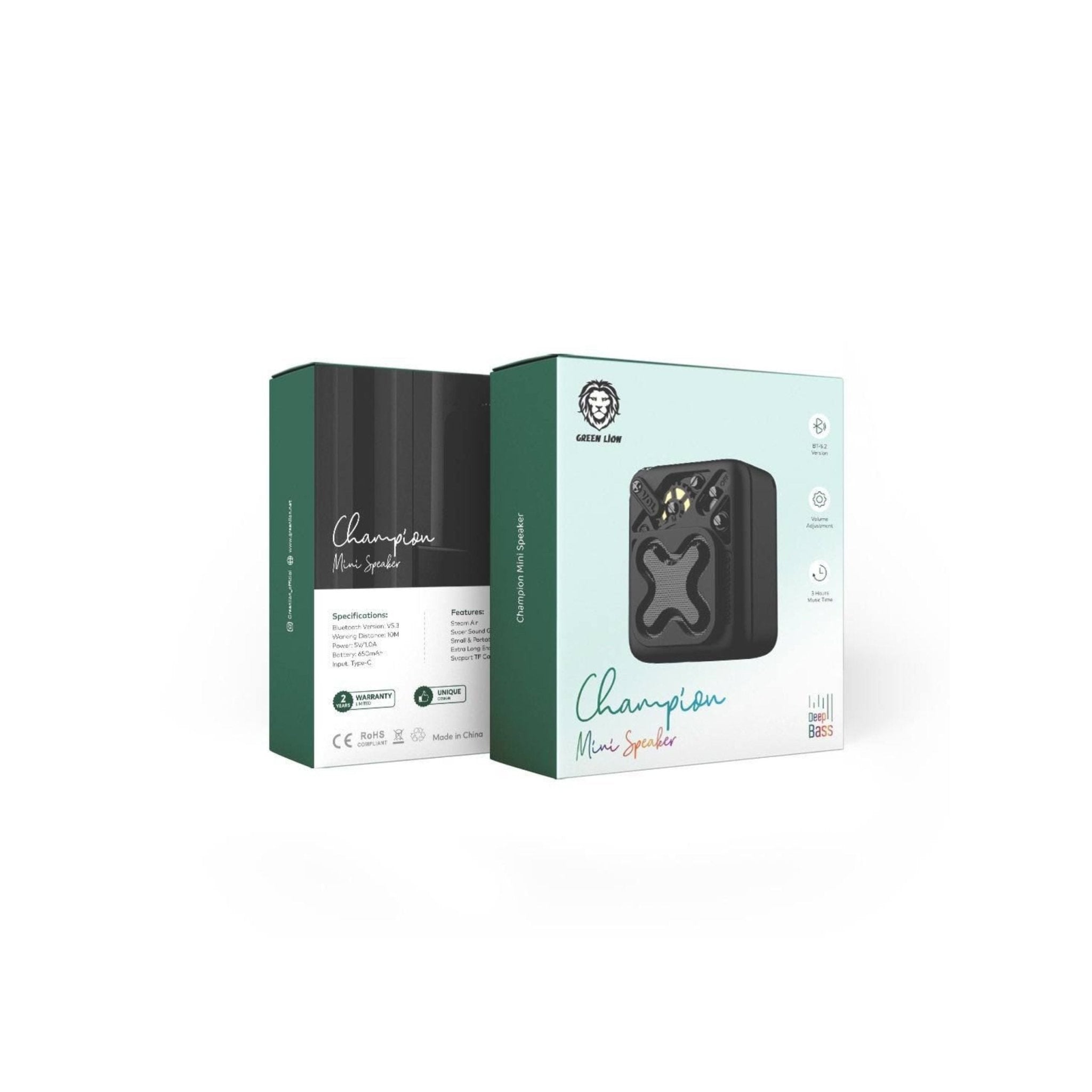 Green Lion Champion Mini Speaker Deep Bass