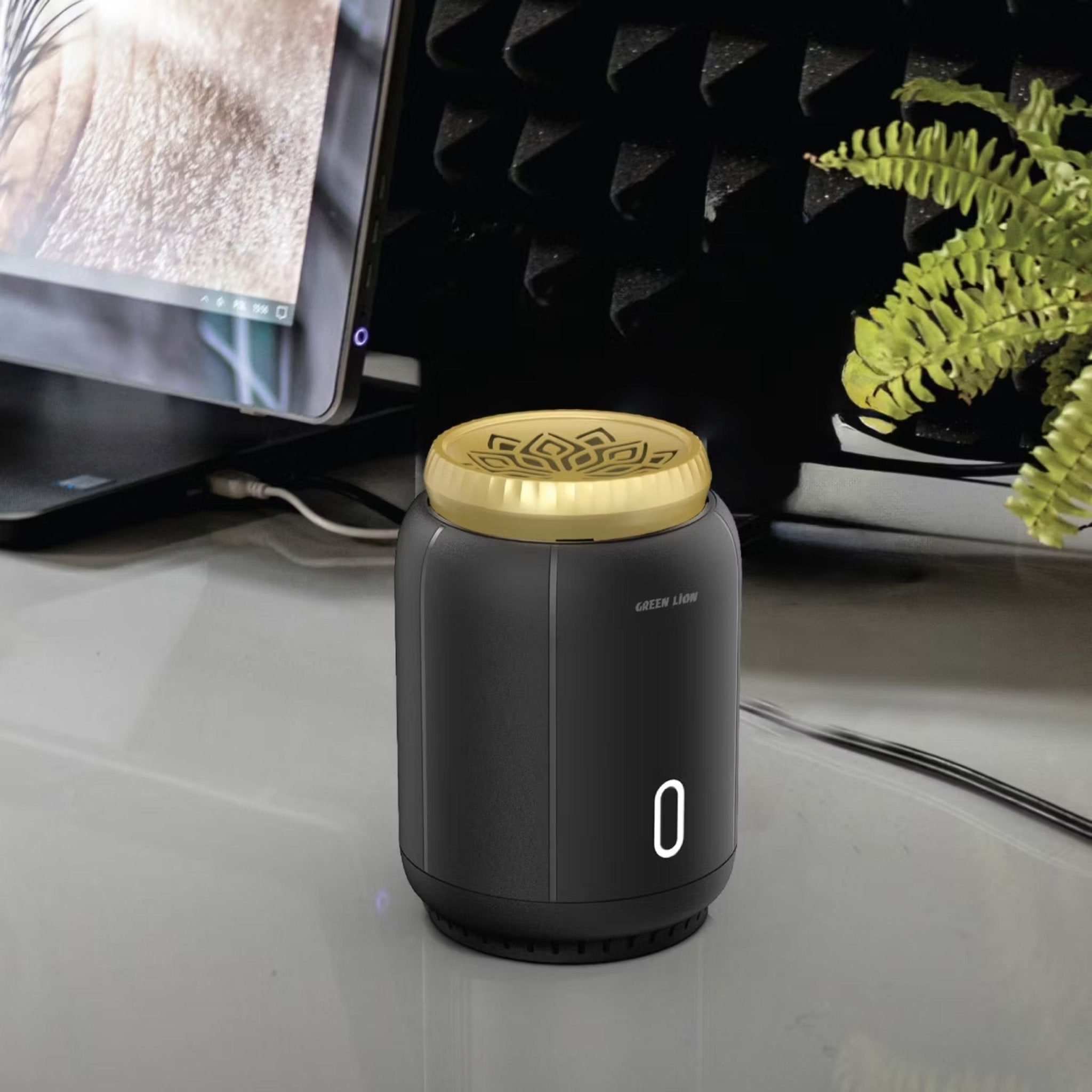 Green Lion Ember Bakhour Burner - Black