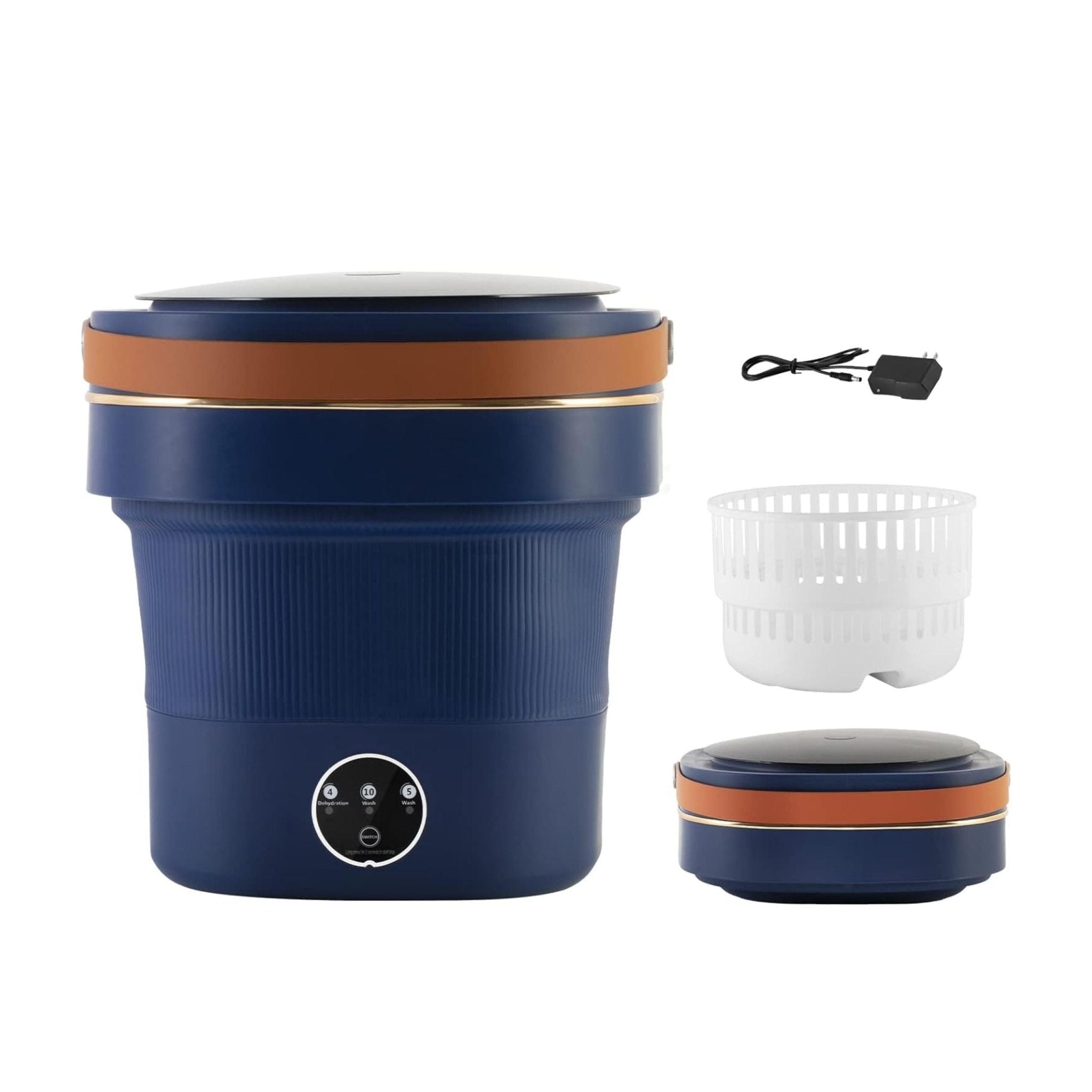 Green Lion Foldable Mini Washing Machine 9L 60W - Dark Blue