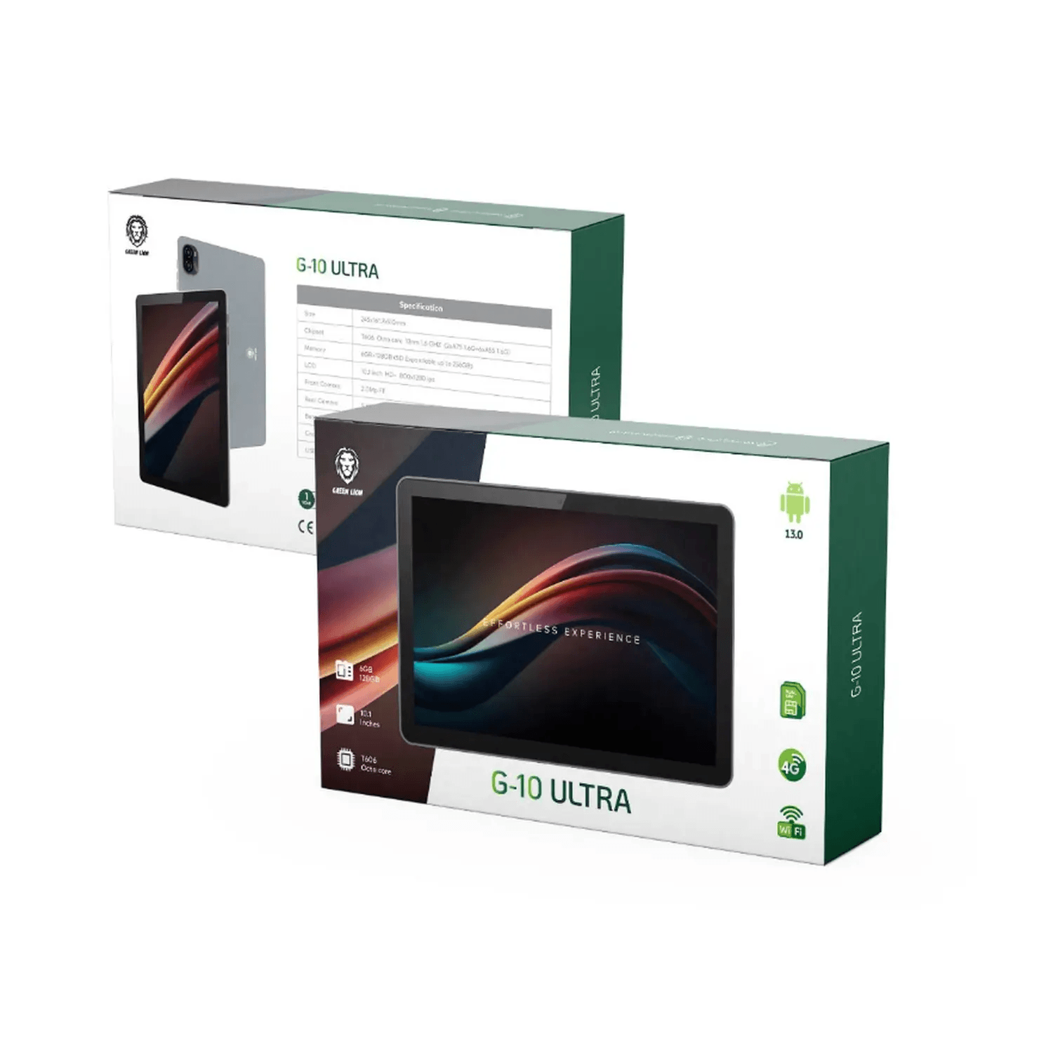 Green Lion G-10 Ultra Tablet 6GB+128GB 10.1" - Grey