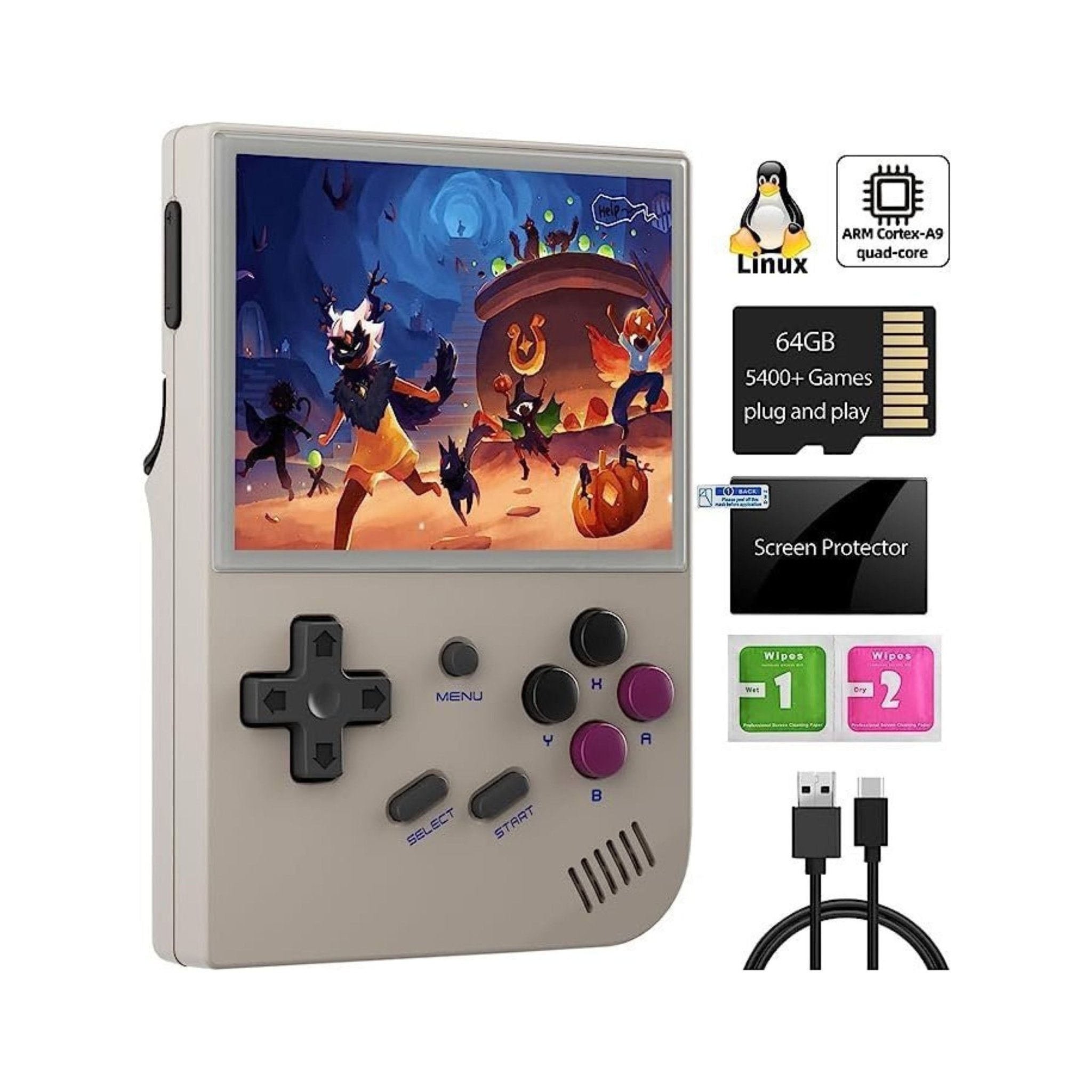 Green Lion GP Pro Gaming Console 64GB 2600mAh