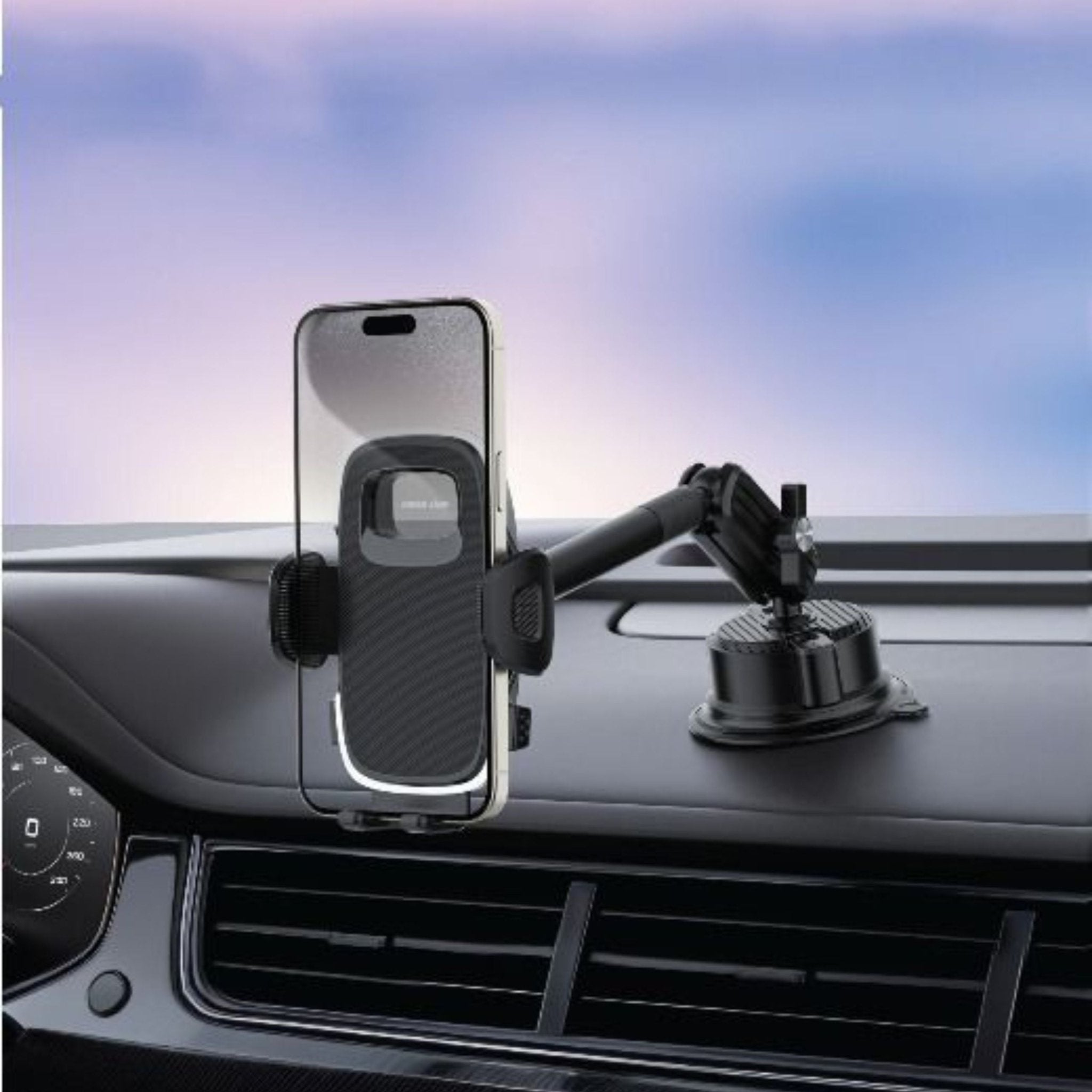 Green Lion GX-38 Suction Phone Holder - Black