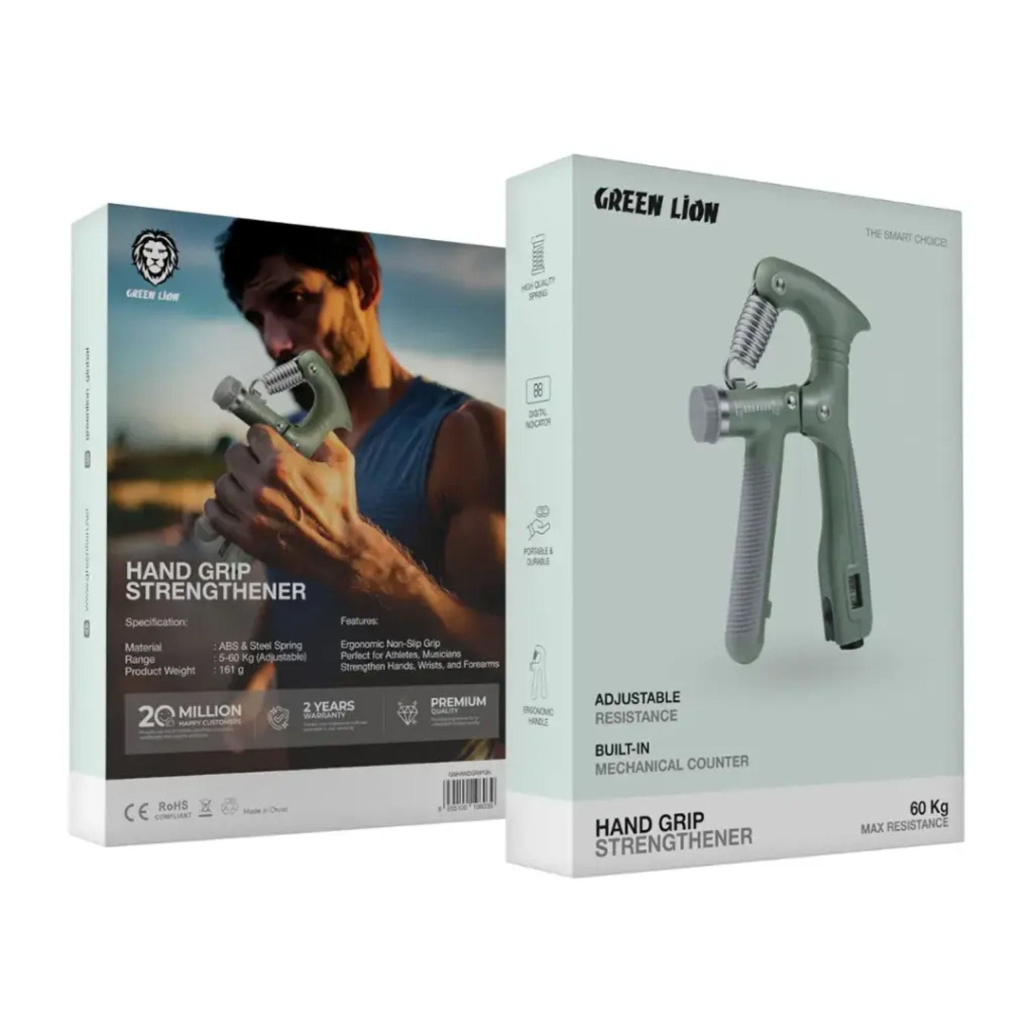 Green Lion Handgrip Strengthener - Green
