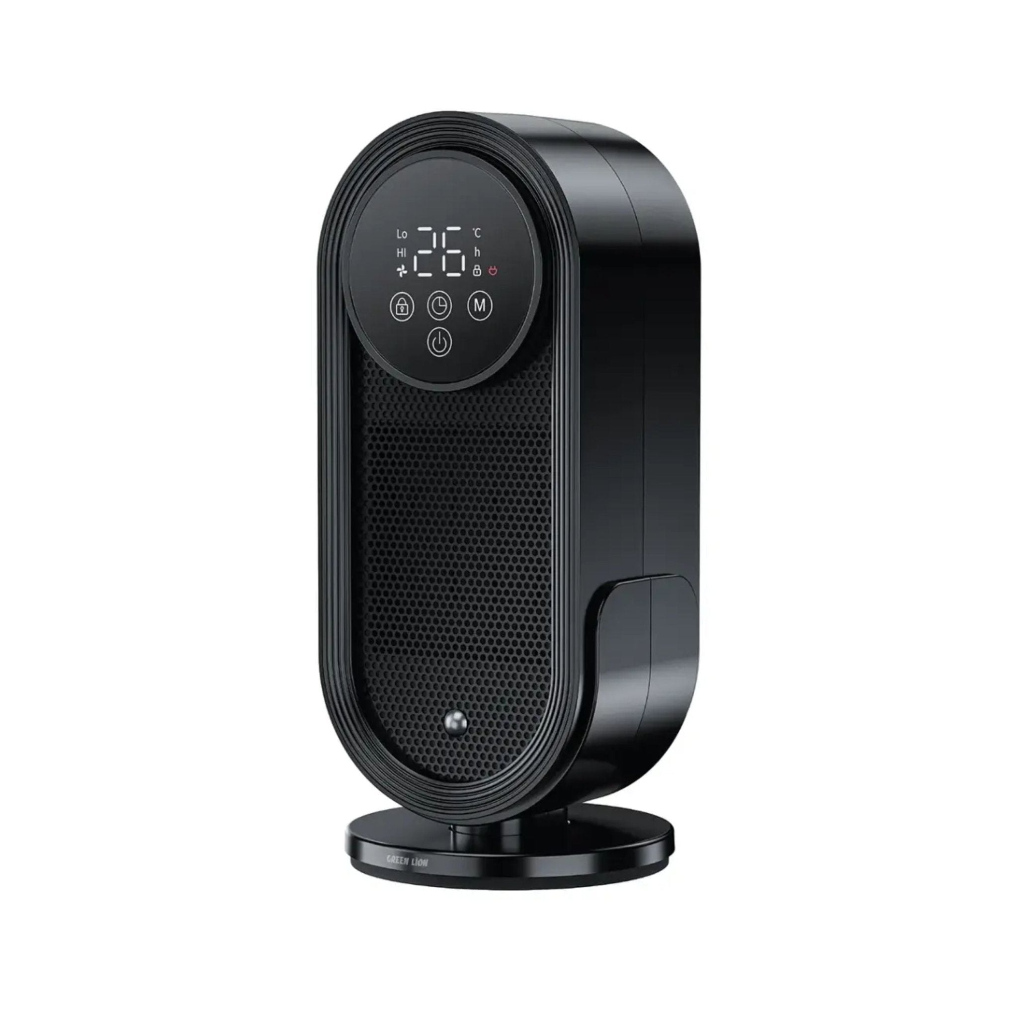 Green Lion Heater Lite Fan and Heater with Remote Control - Black